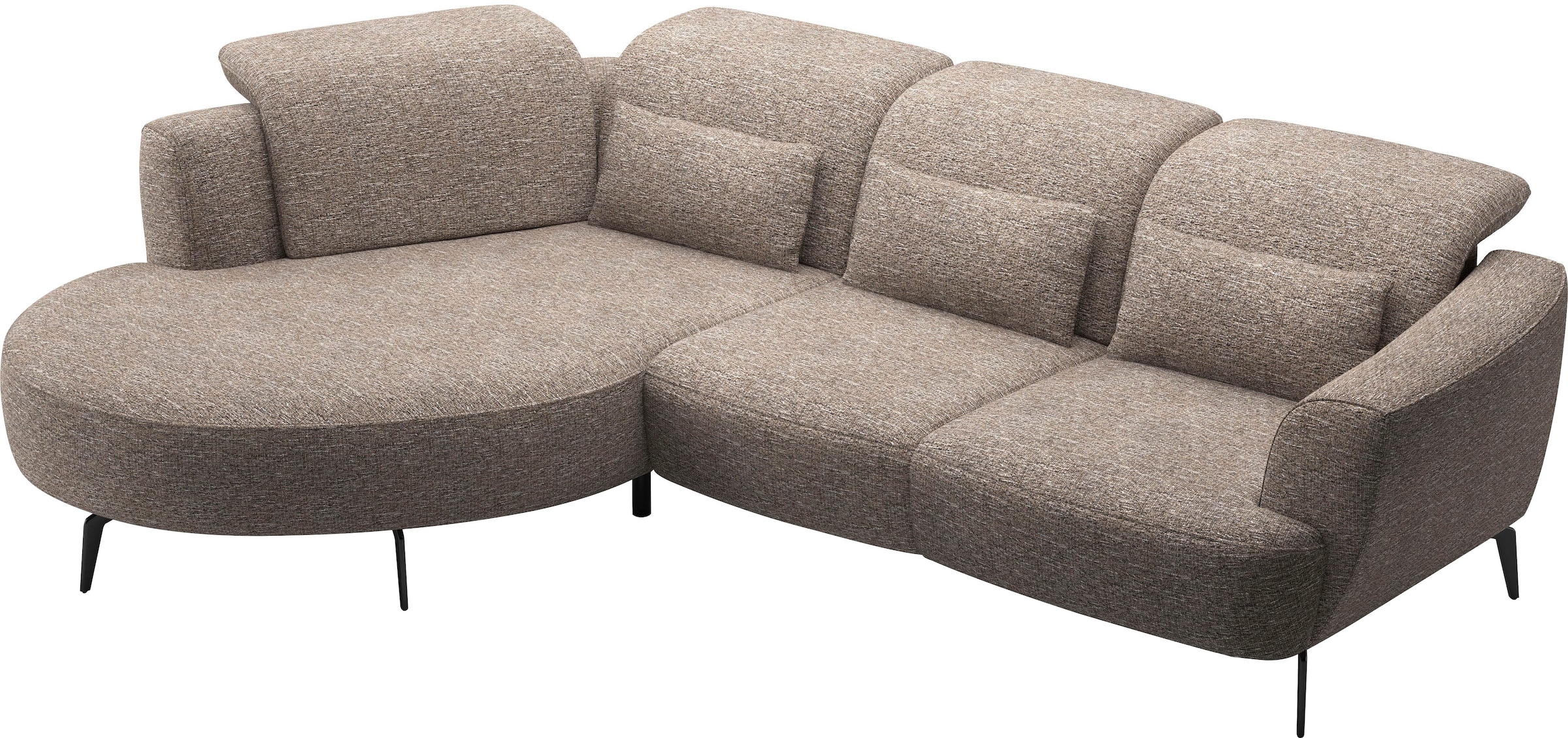 sit&more Ecksofa »Zoe«, ink.Sitztiefenverstellung, wahlweise mit Kopfteilverstellung