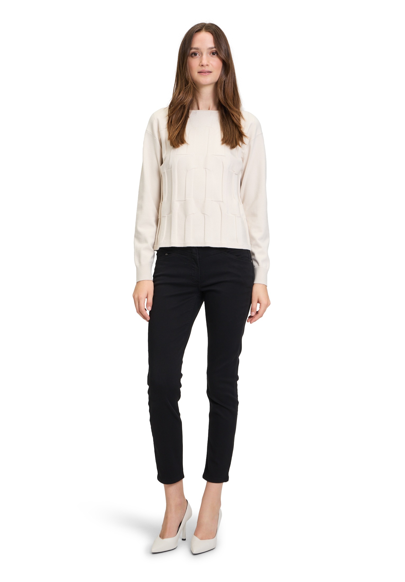 Betty Barclay Rundhalspullover »Feinstrickpullover mit Struktur«