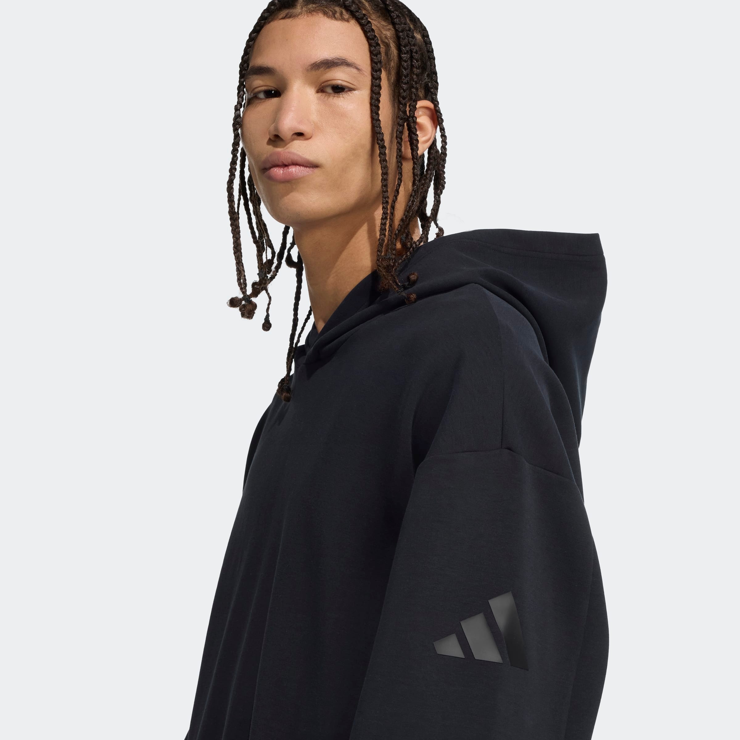 adidas Sportswear Kapuzensweatjacke »SOFT LUX HOODIE« mit Kapuze, für Sportmode und Freizeit, mit 3-Streifen-Logo-Print