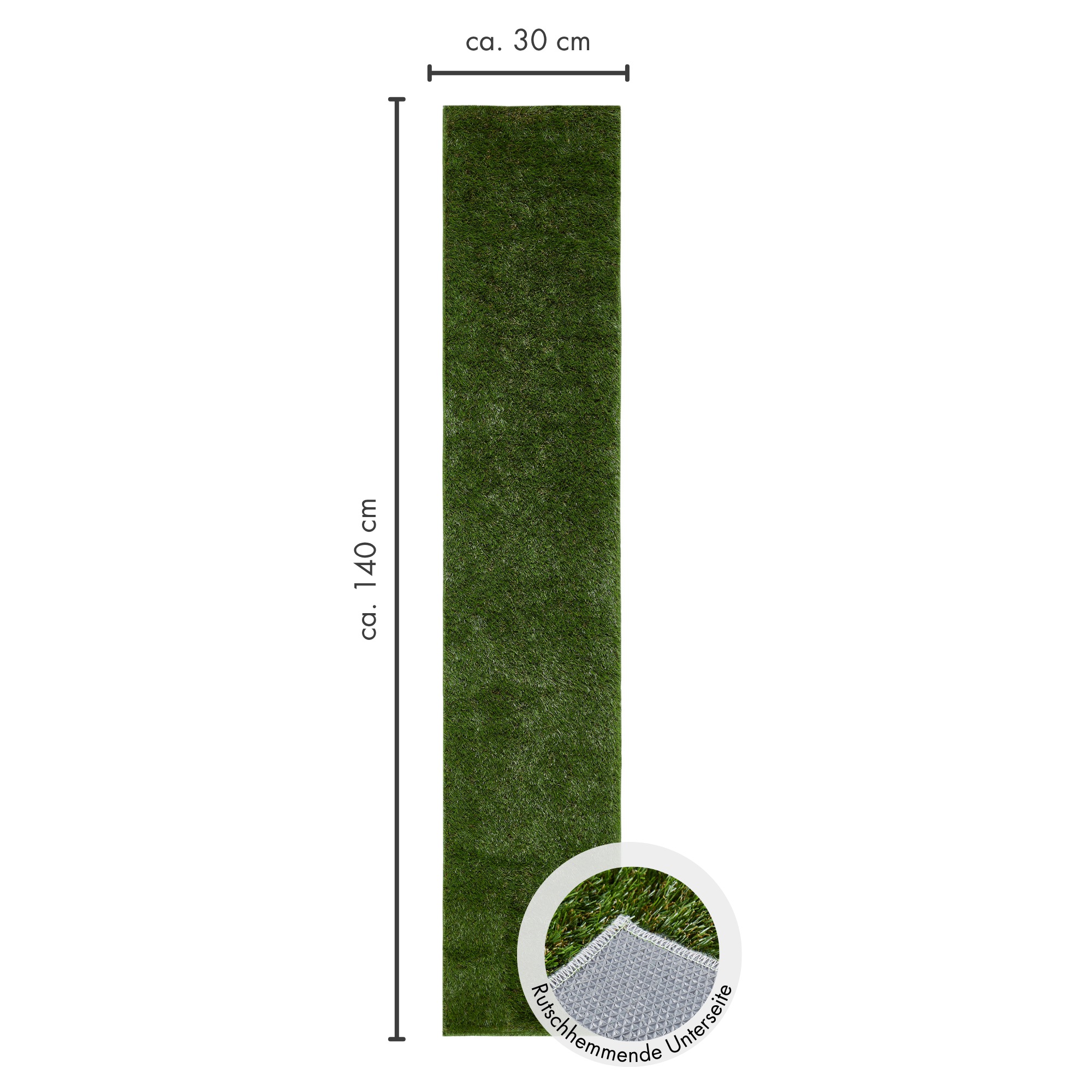 Andiamo Tischläufer »Kuba, ideale Tischdeko für Fußball Fans« Kunstrasen, 30/140 cm, natürliche Optik, waschbar