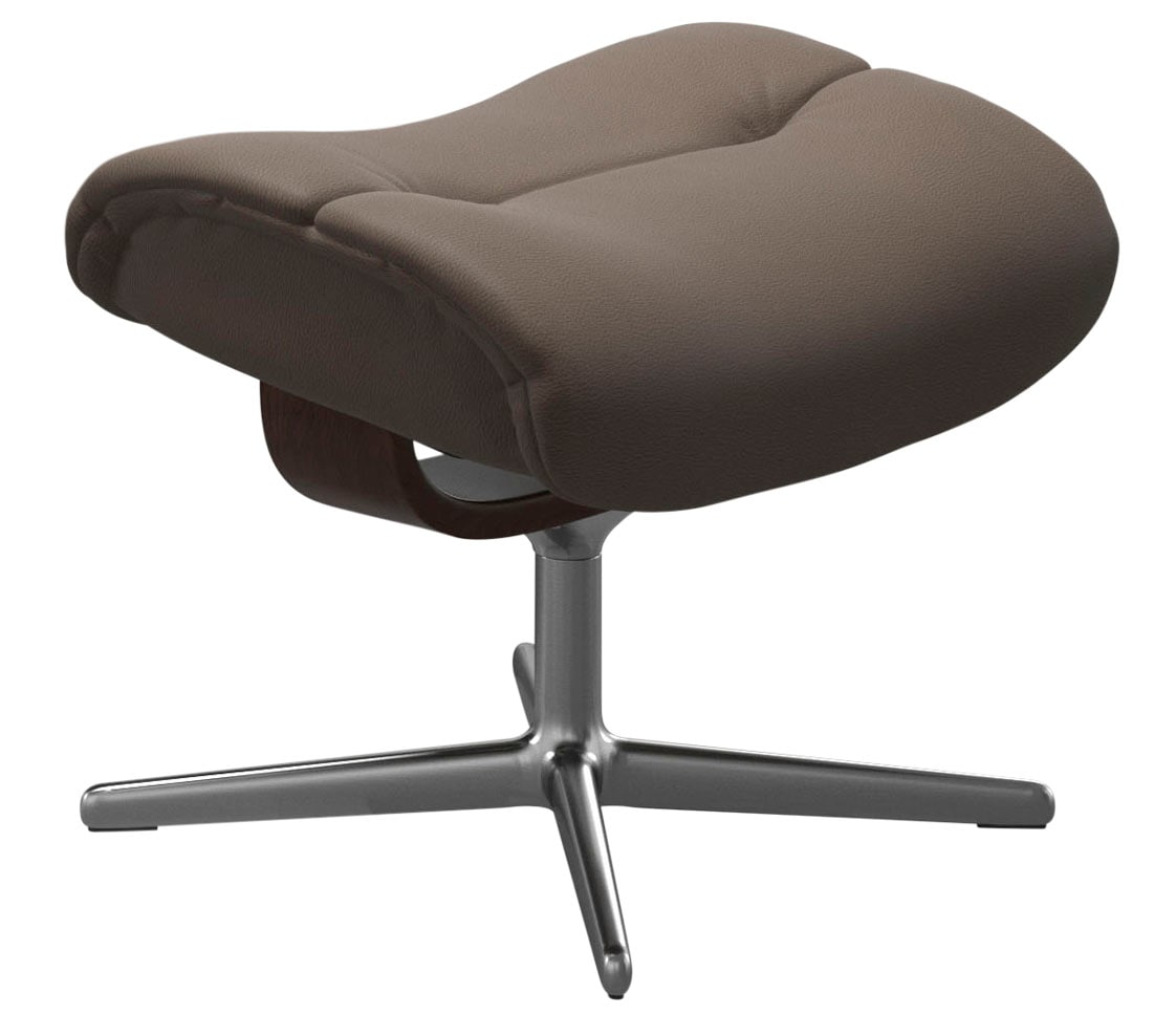 Stressless® Fußhocker »Sunrise« mit Cross Base, Größe S, M & L, Holzakzent Braun