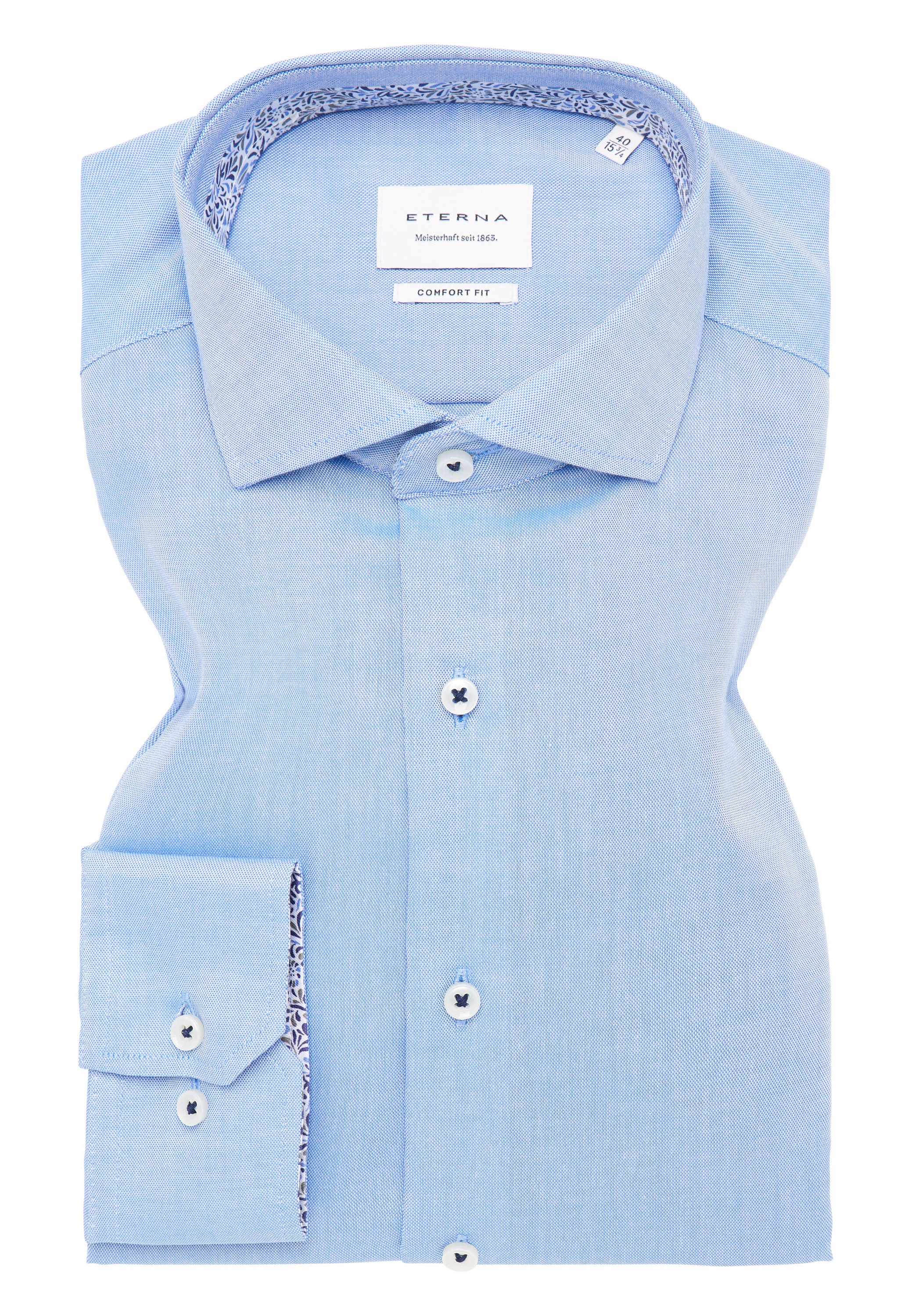 Eterna Langarmhemd »COMFORT FIT«, NON IRON (bügelfrei)