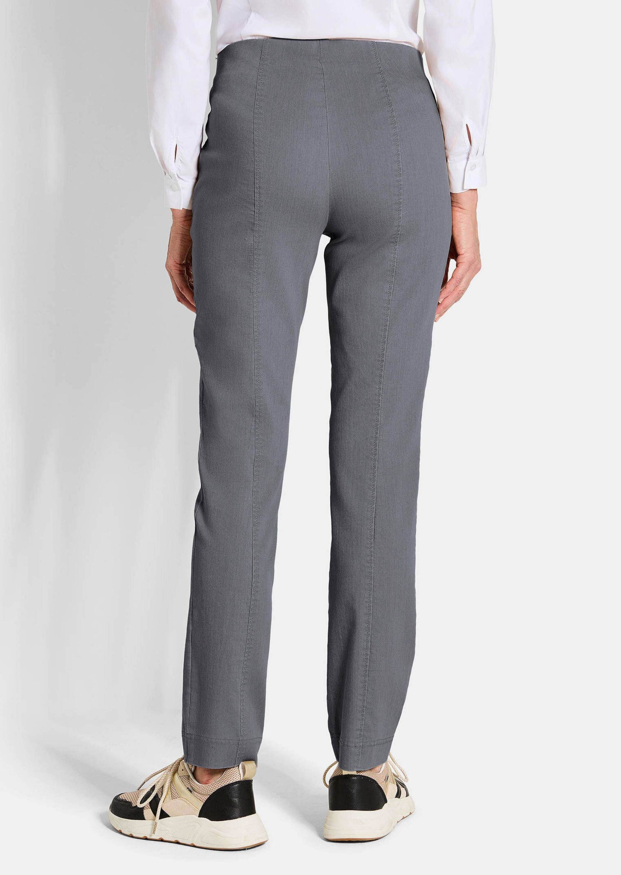 GOLDNER Chinohose »Bengalinhose LOUISA in Denim-Optik«
