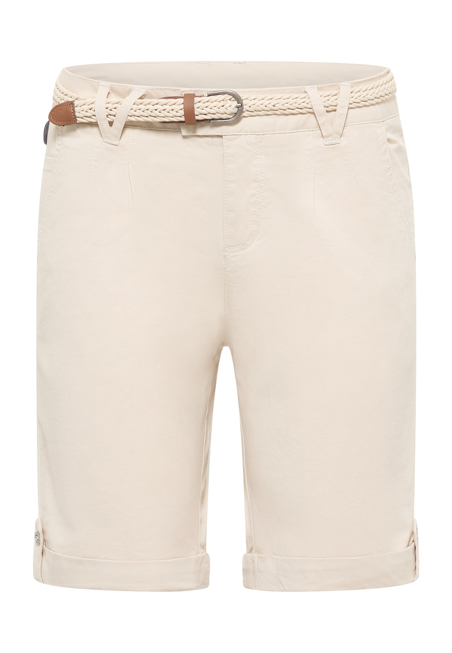 Ragwear Bermudas »YOTO«  Elastischer Twill, leicht gepeached und mit Gürtel