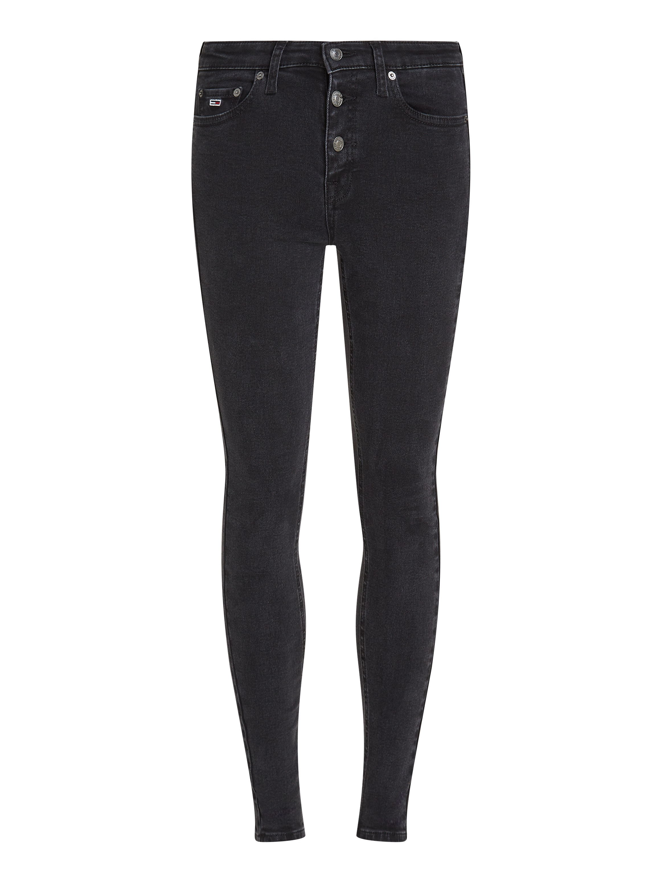 Tommy Jeans Skinny-fit-Jeans »NORA MD SKN BF CG4282«, mit Logo-Badge und Stickereien