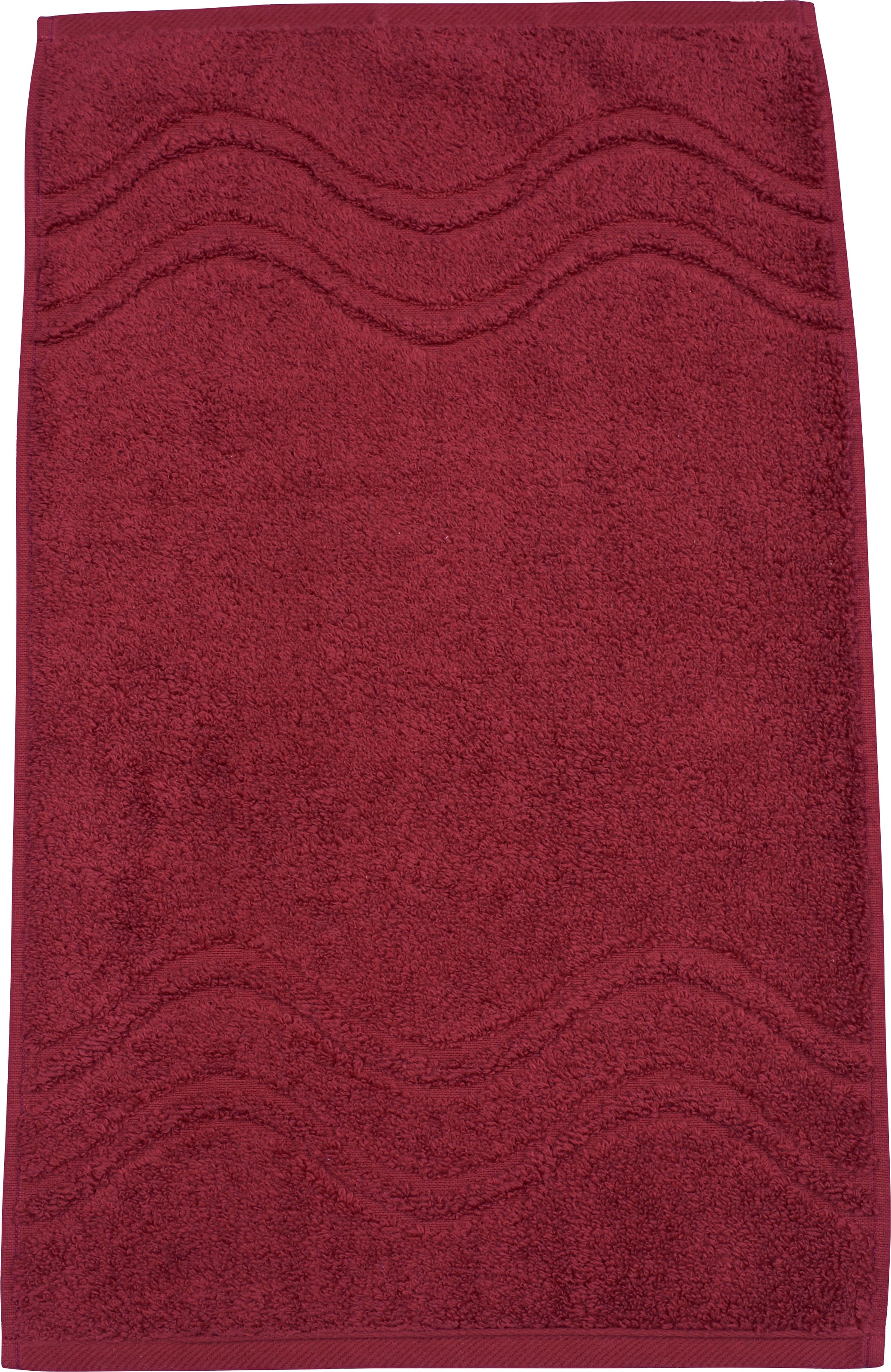 ROSS Gästehandtuch »Cashmere feeling«, (6 St.), mit Wellen-Bordüre