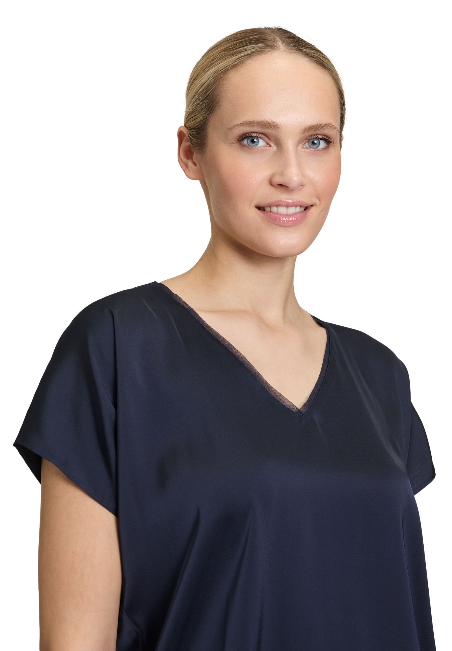 Vera Mont Satinbluse »Satin-Bluse mit V-Ausschnitt«
