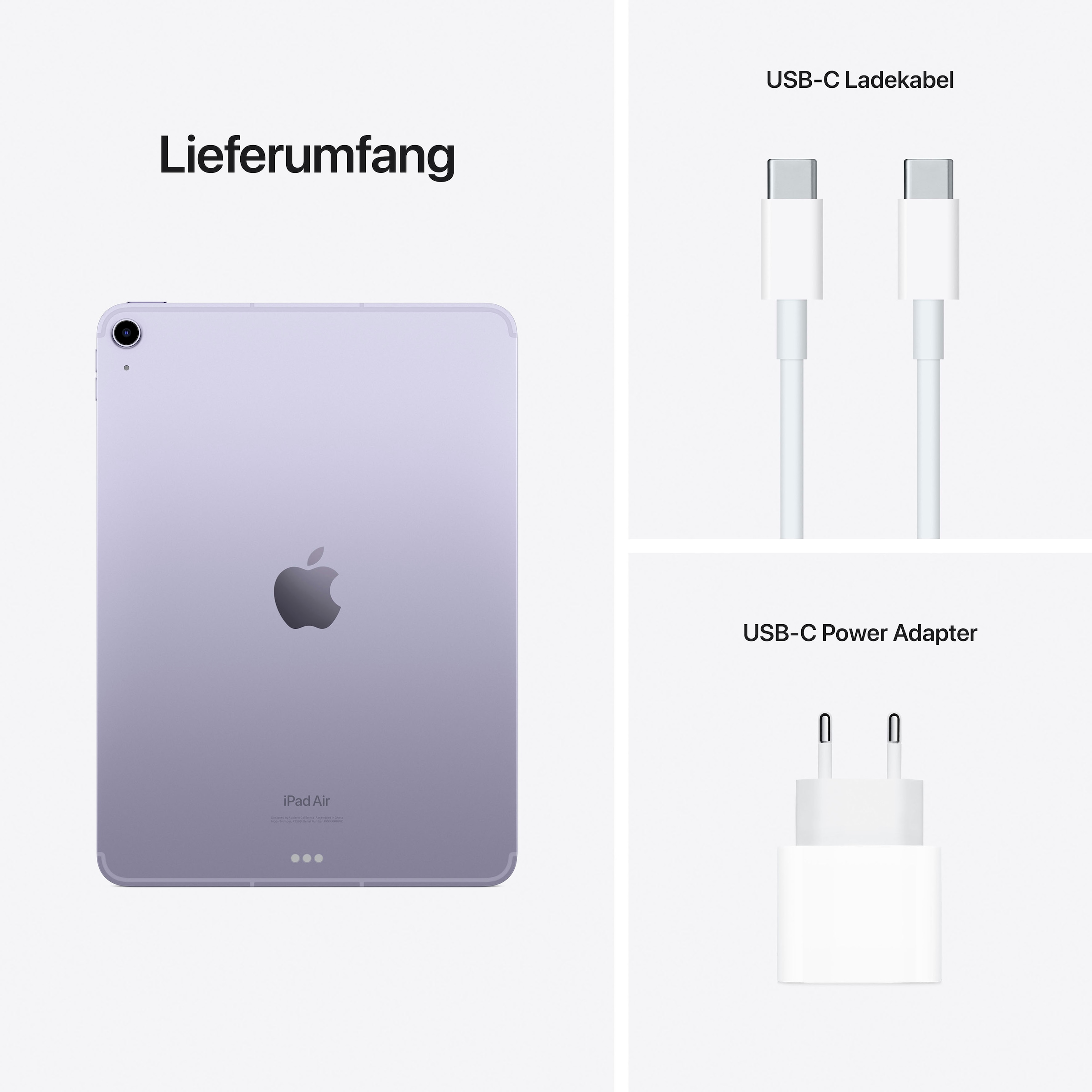 Apple Tablet »iPad Air (2022)«, (27,69 cm / 10,9 Zoll), iPadOS, 5G,)