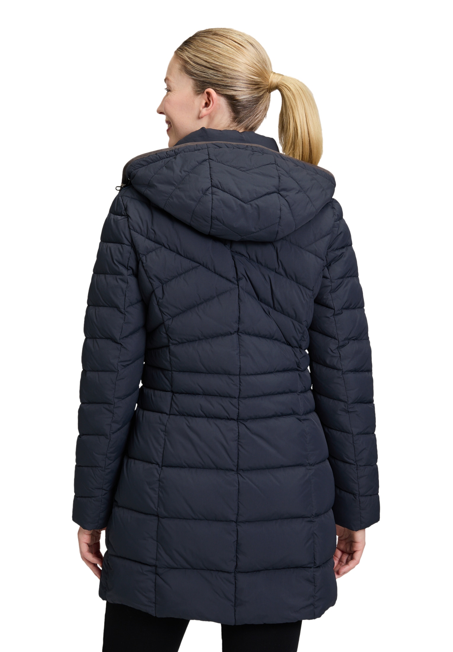 Gil Bret Steppjacke »Steppmantel mit abnehmbarer Kapuze«