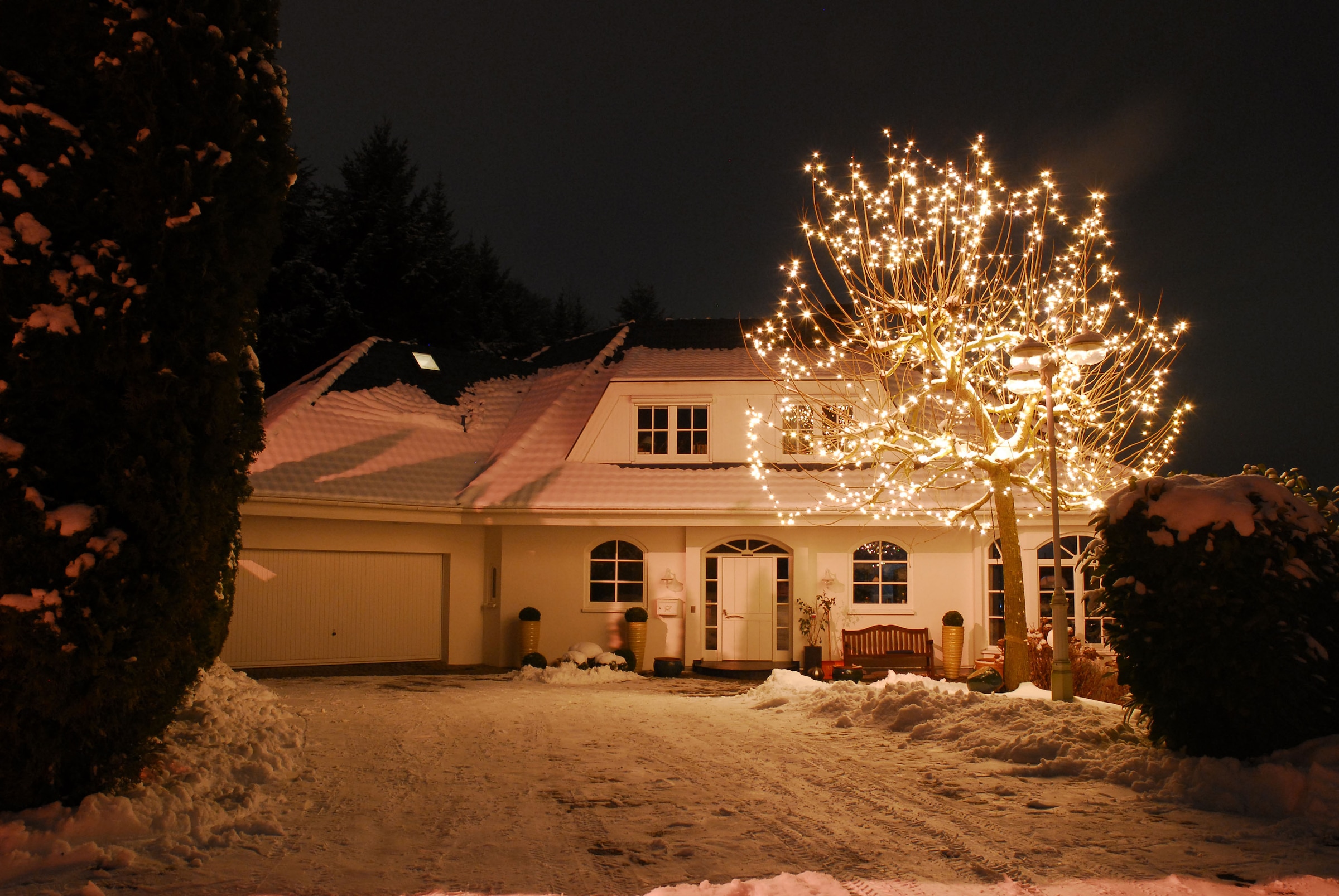 warm weiße Shop St.-flammig, »Weihnachtsdeko im 40 aussen«, LED OTTO LED-Lichterkette Dioden 40 KONSTSMIDE Minilichterkette, Online