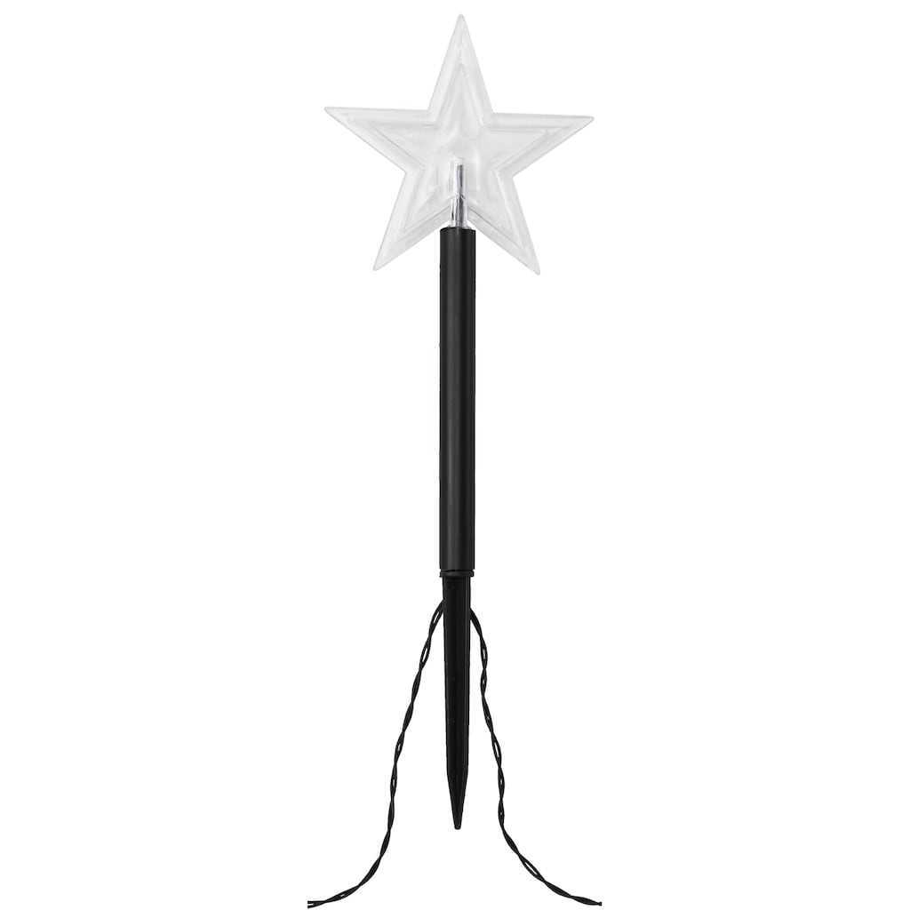 Star-Max LED Gartenleuchte »Leuchtstab Stern«