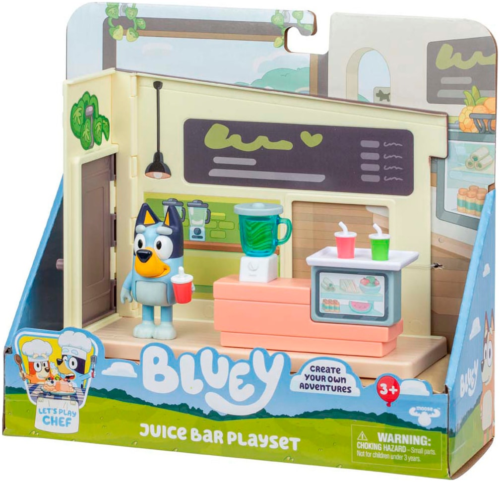 Moose Spielwelt »Bluey, Mini-Spielset, Let's Play Chef Saftbar«