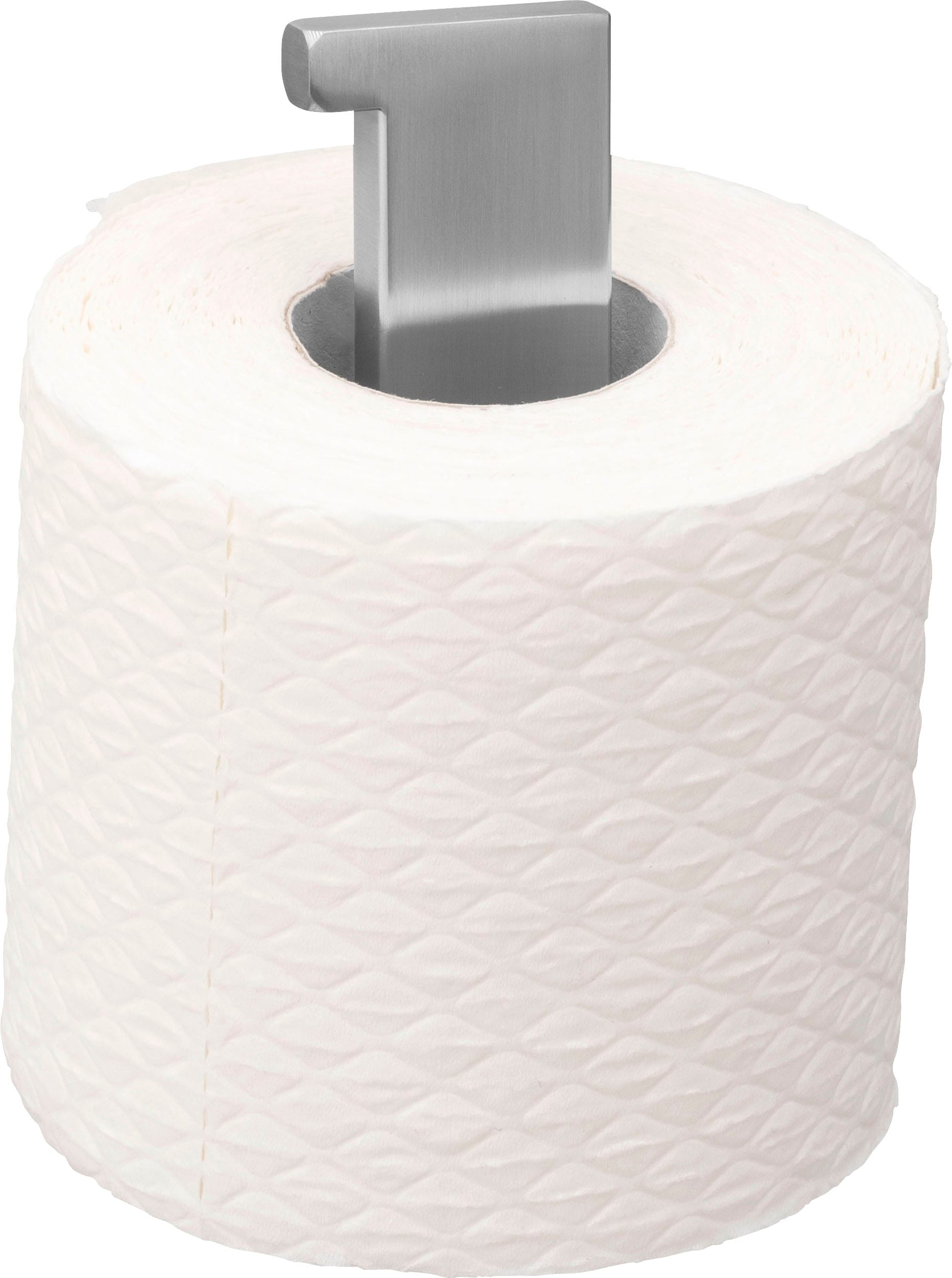 WENKO Toilettenpapierhalter »Turbo-Loc® Genova«, Shine, Befestigen ohne Bohren