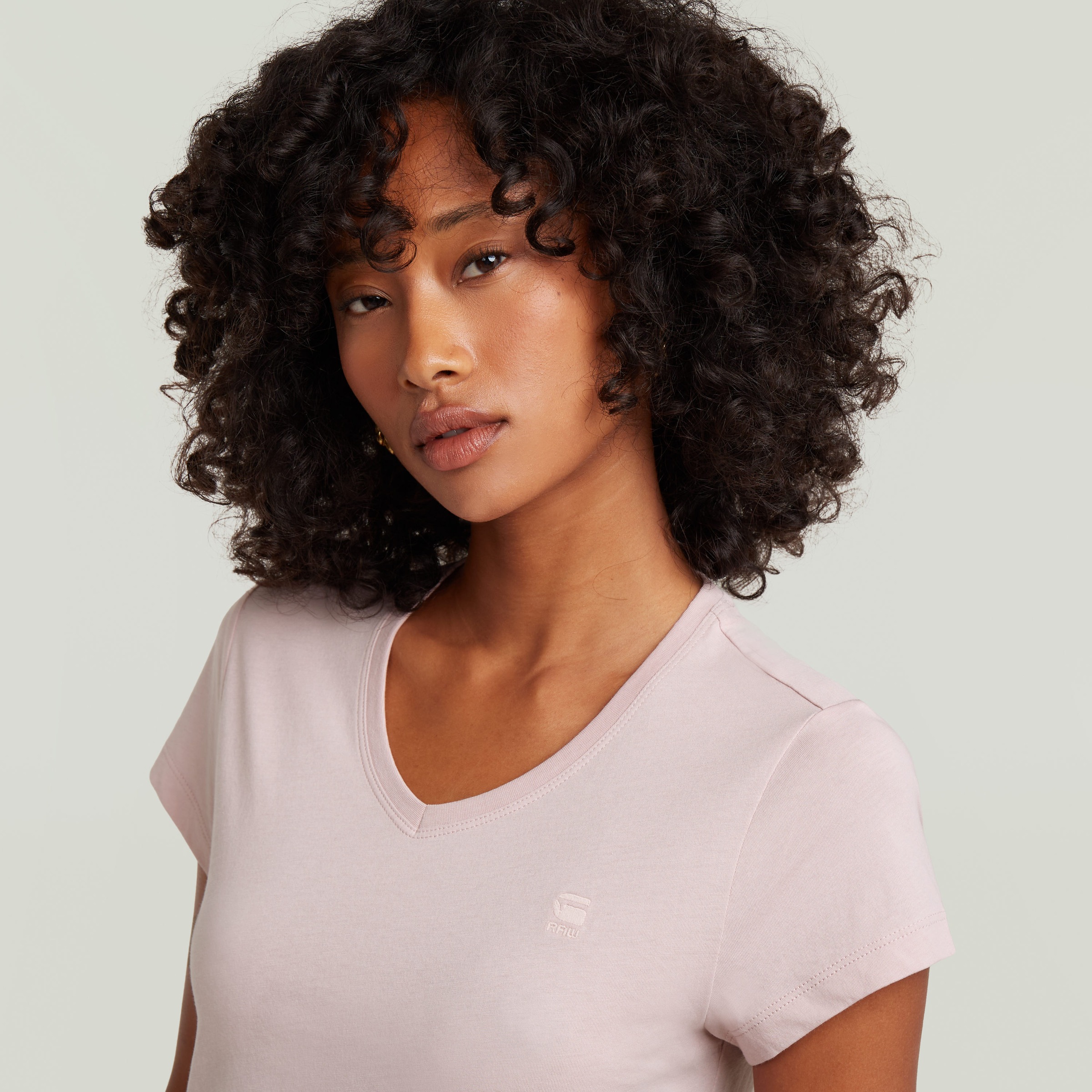 G-STAR V-Shirt »Eyben« mit Label