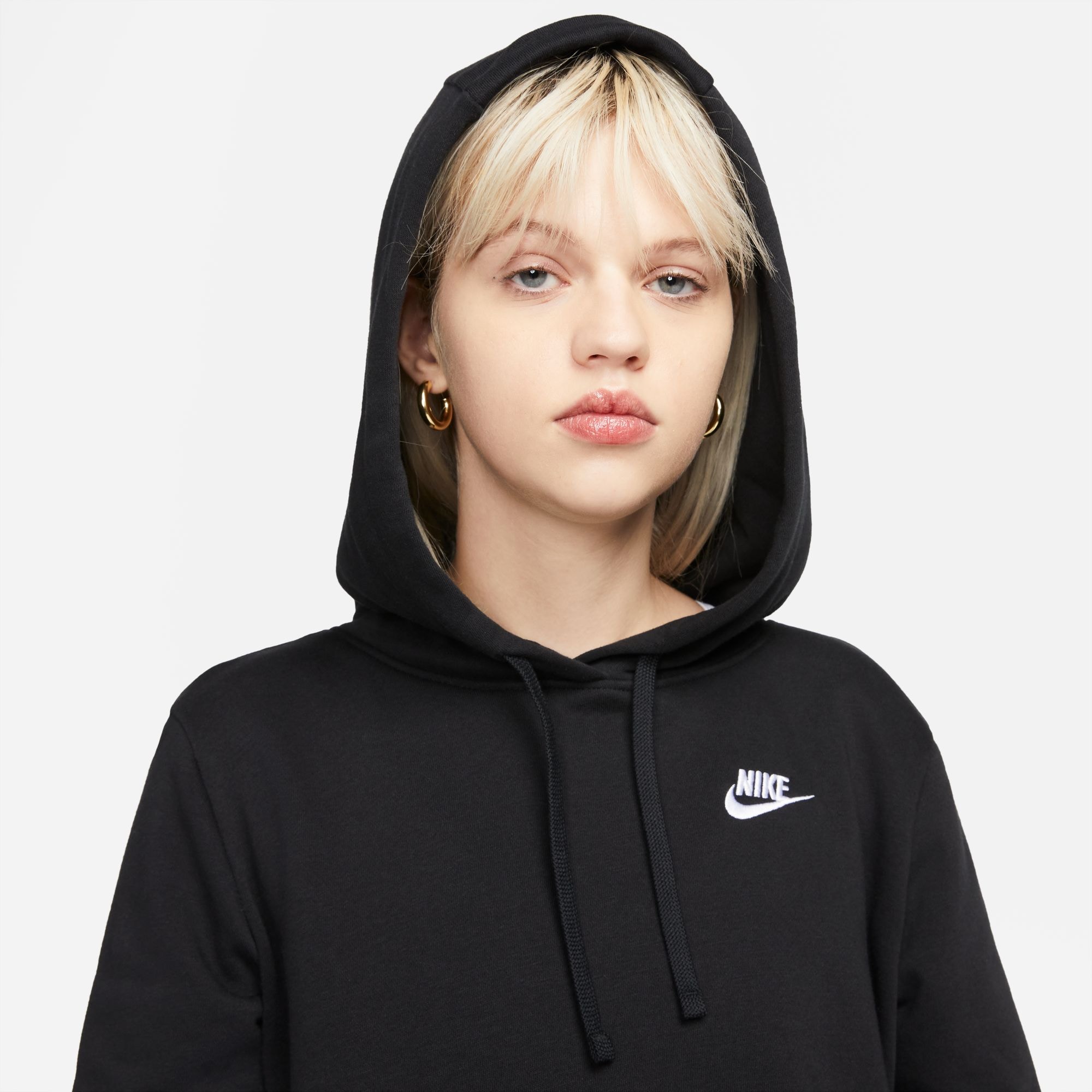 Nike Sportswear Kapuzensweatshirt »CLUB FLEECE WOMEN'S PULLOVER HOODIE«, Damen Kapuzenpullover aus weichem Fleece Material