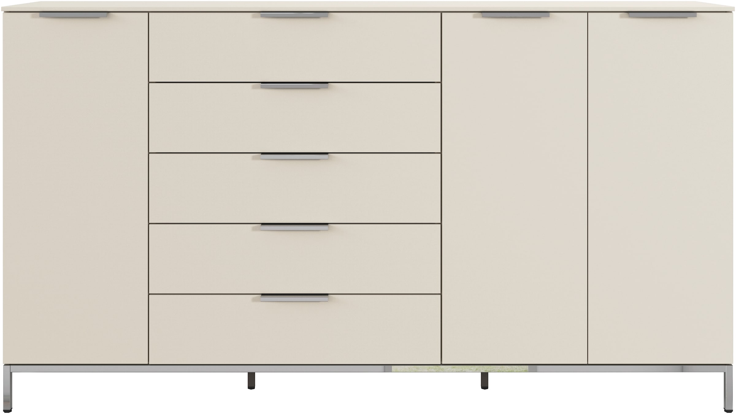 rauch Kombikommode »Kommode Türkommode Sideboard Kombikommode FLIPP«, (Breite 200 cm mit 4 Einlegeböden), 3-türig mit 5 Schubladen und Soft-Close-Funktion