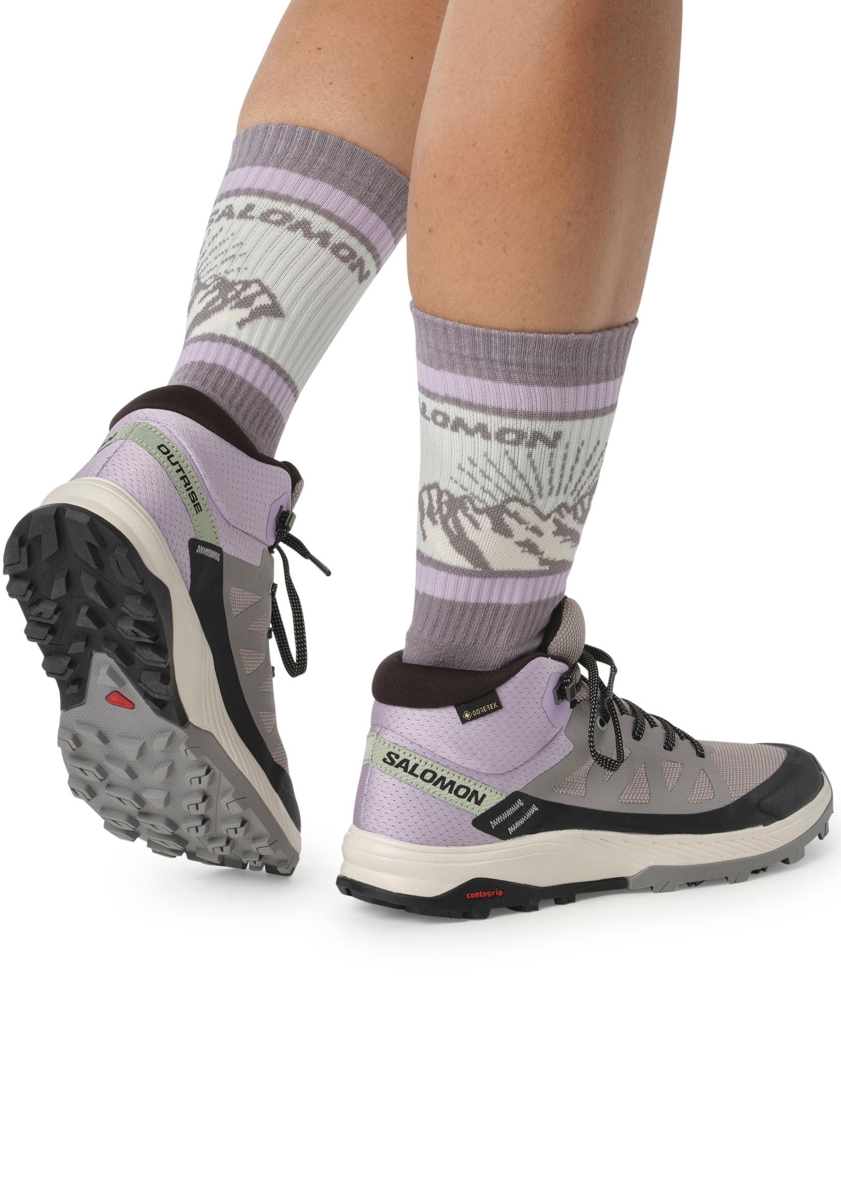 Salomon Wanderschuh »OUTRISE MID GORE-TEX® W«, wasserdicht
