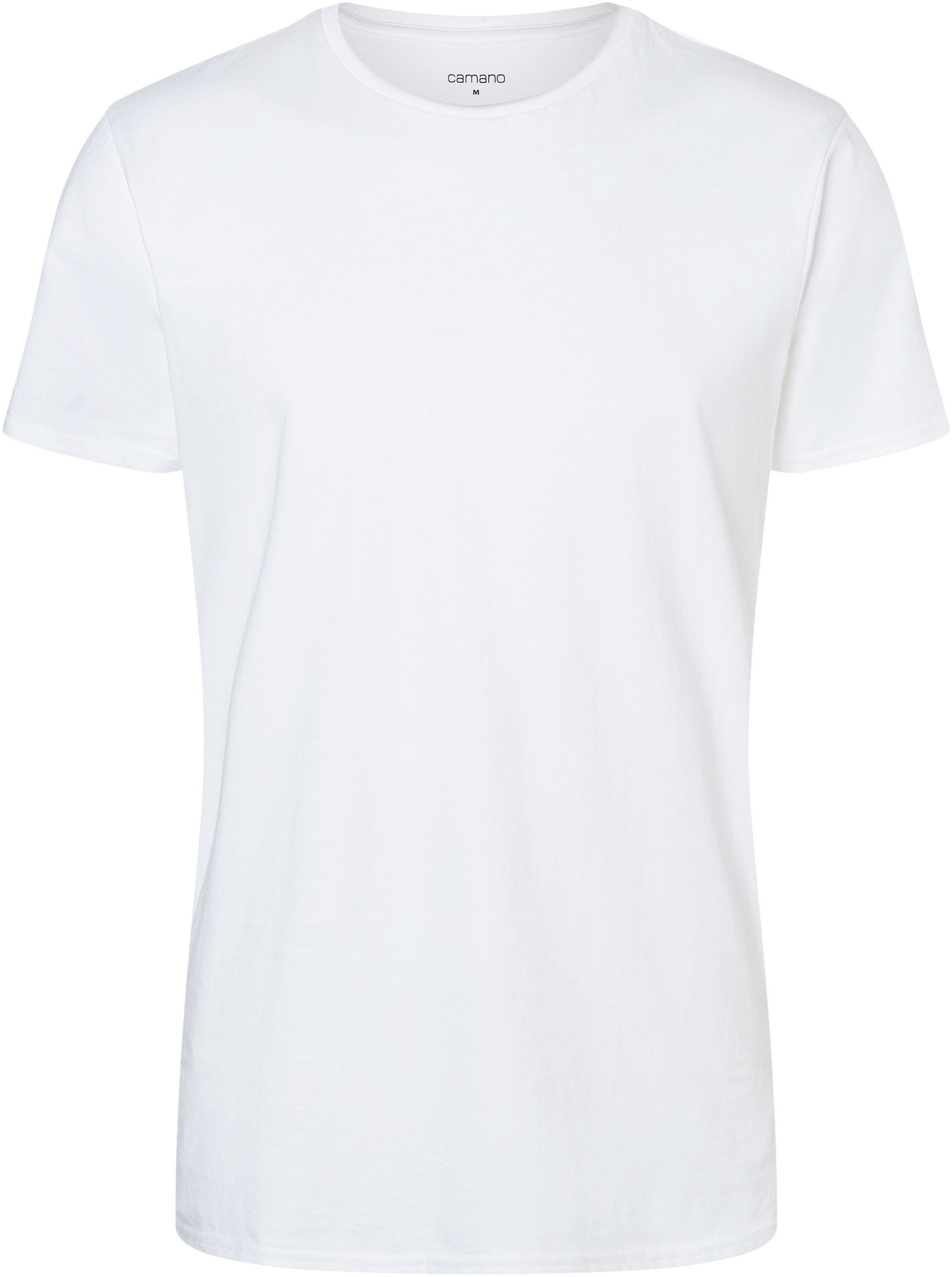 Camano T-Shirt »comfort«, (2er Pack), mit Rundhalsausschnitt