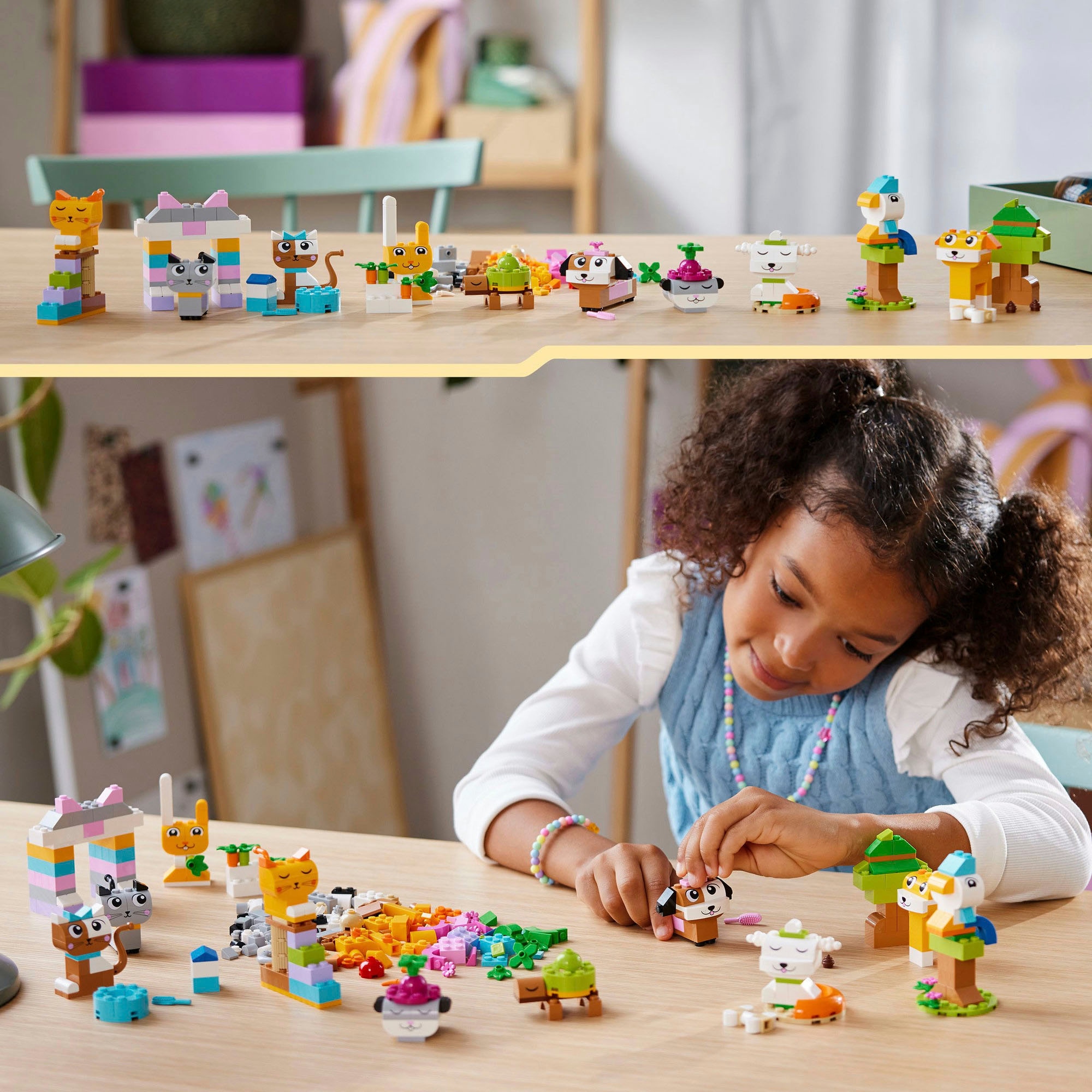 LEGO® Konstruktionsspielsteine »Kreative Tiere (11034), LEGO Classic«, (450 St.), Made in Europe