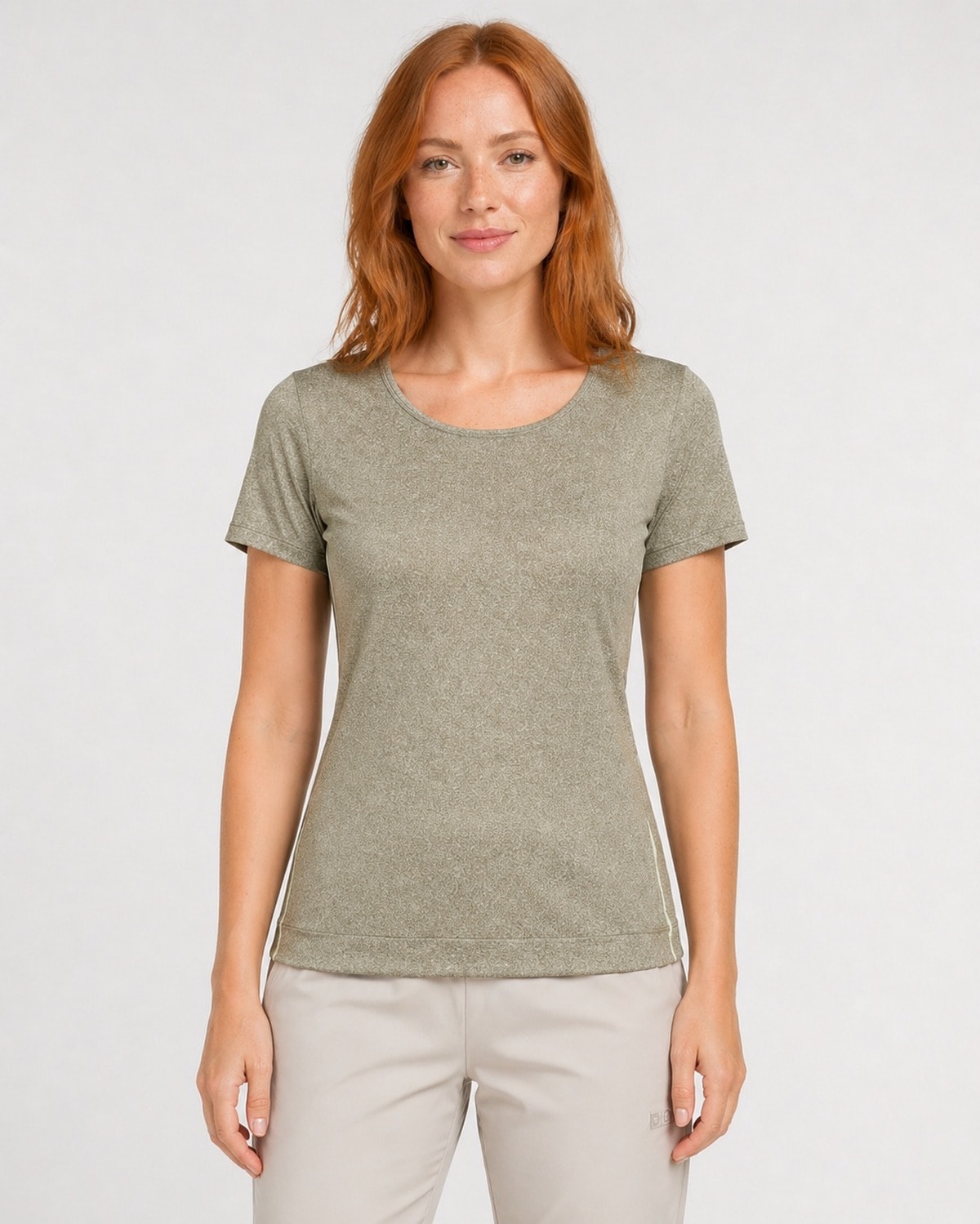 DEPROC Active Laufshirt »KITIMAT Motion« Funktionsshirt in Melangeoptik