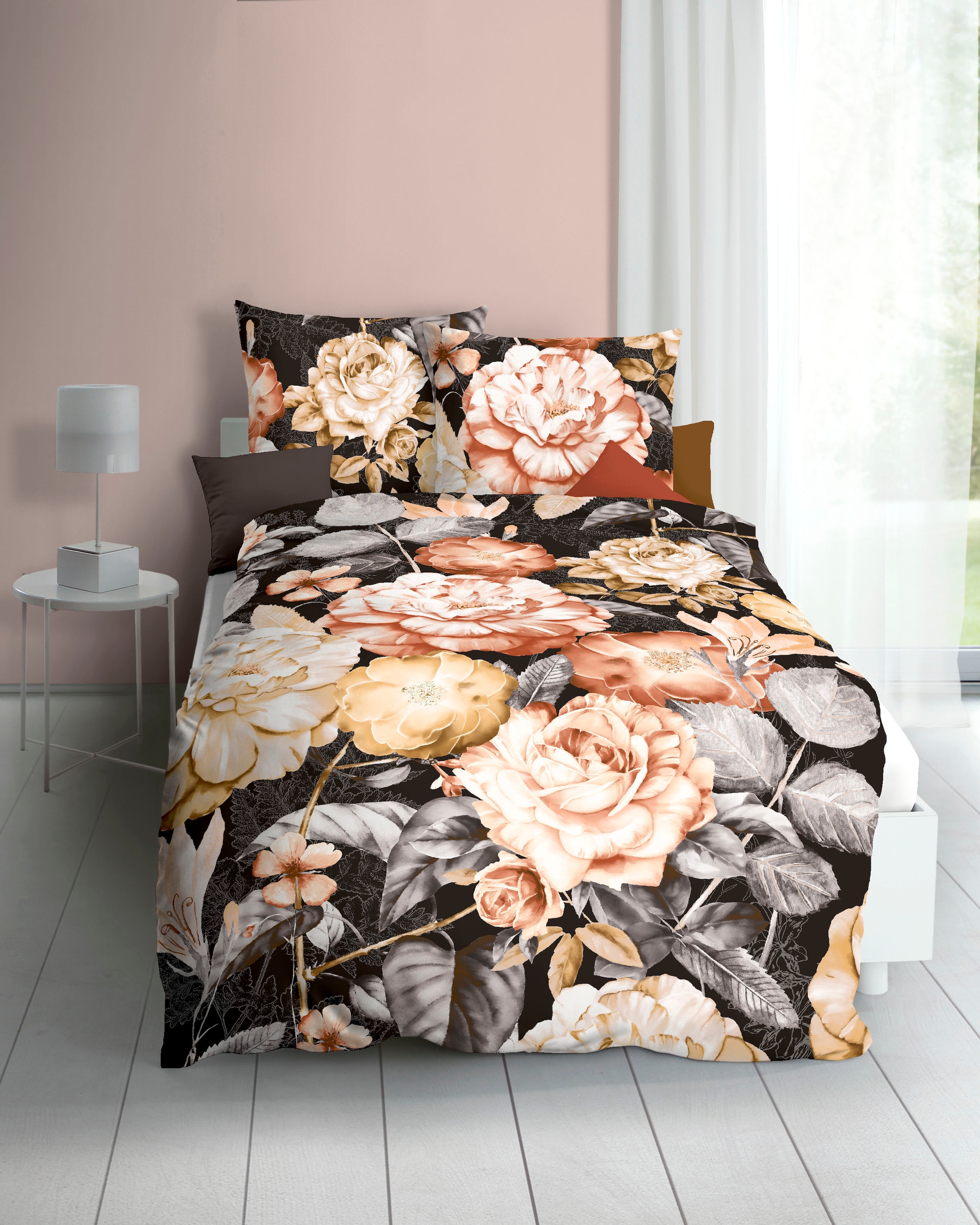 Kaeppel Bettwäsche »Serena« 2 Stk. Mit Blumenmuster