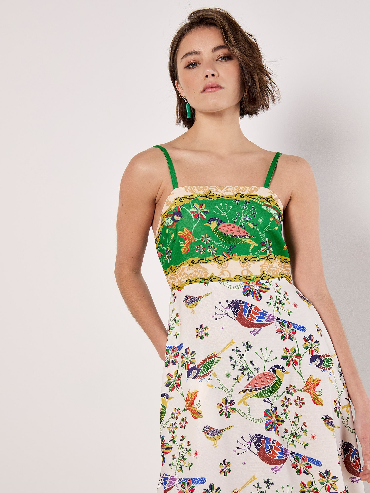 Apricot Midikleid »Midikleid« mit Trägern