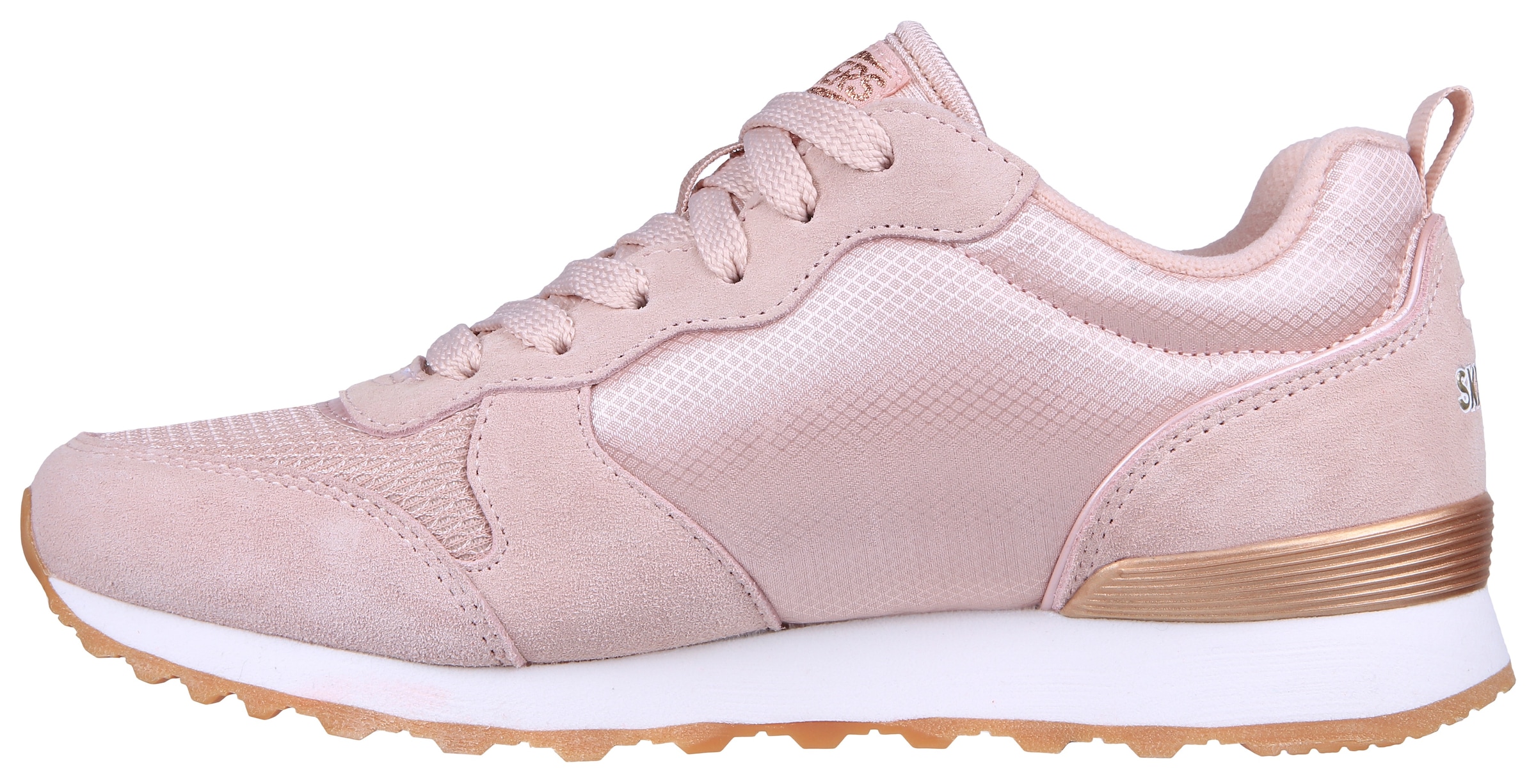 Skechers Sneaker »OG 85 - GOLDN GURL«, Freizeitschuh, Halbschuh, Schnürschuh mit Air-Cooled Memory Foam