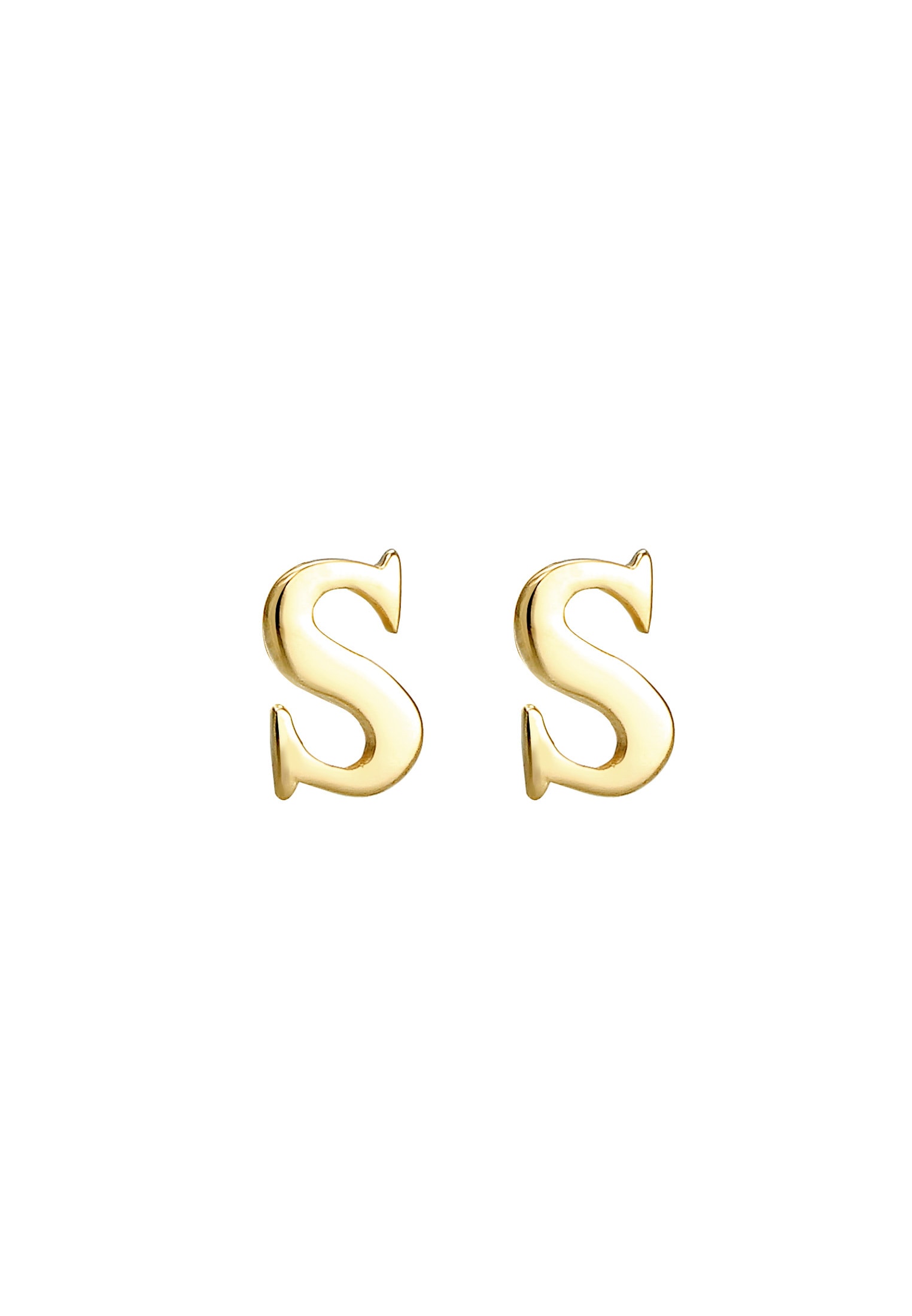 Elli Paar Ohrstecker »Ohrringe Ohrstecker Buchstabe S Initiale925 Sterling Silber«