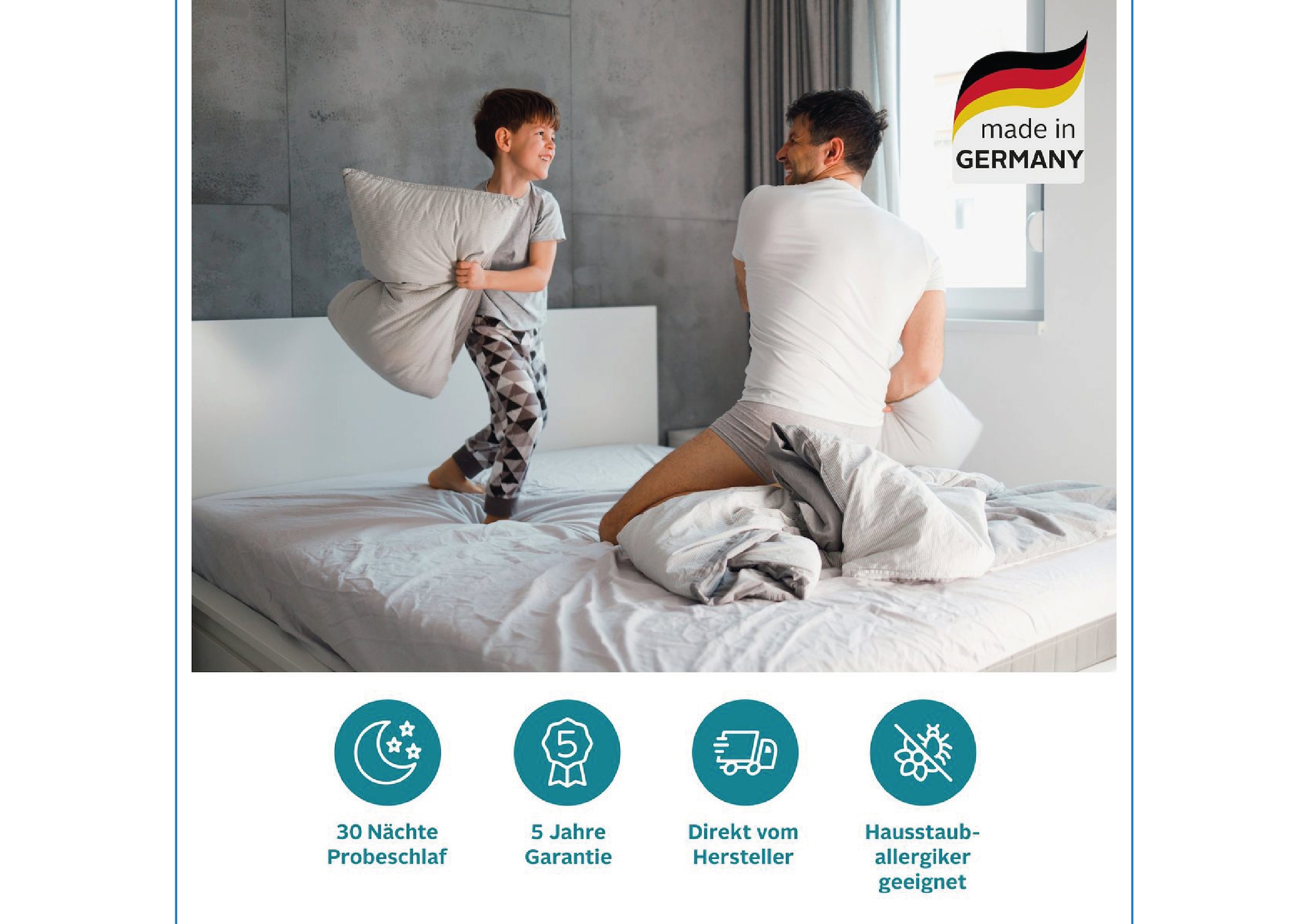 OTTO home Hybridschaum-Matratze »NEUHEIT, PREMIUM Flipper, 90x200, 140x200 cm, langlebig RG 39« 25 cm hoch Raumgewicht: 39 kg/m³ 1 Stk. tlg. besondere, ergonomische Schulterzone, H2+3/H3+4/H4+H5, Wendematratze