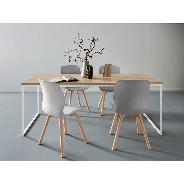 andas Esstisch »Hulsig«, (1 St.), mit Tischplatte in einer Holzoptik und  fühlbare Struktur, Höhe 76 cm | OTTO