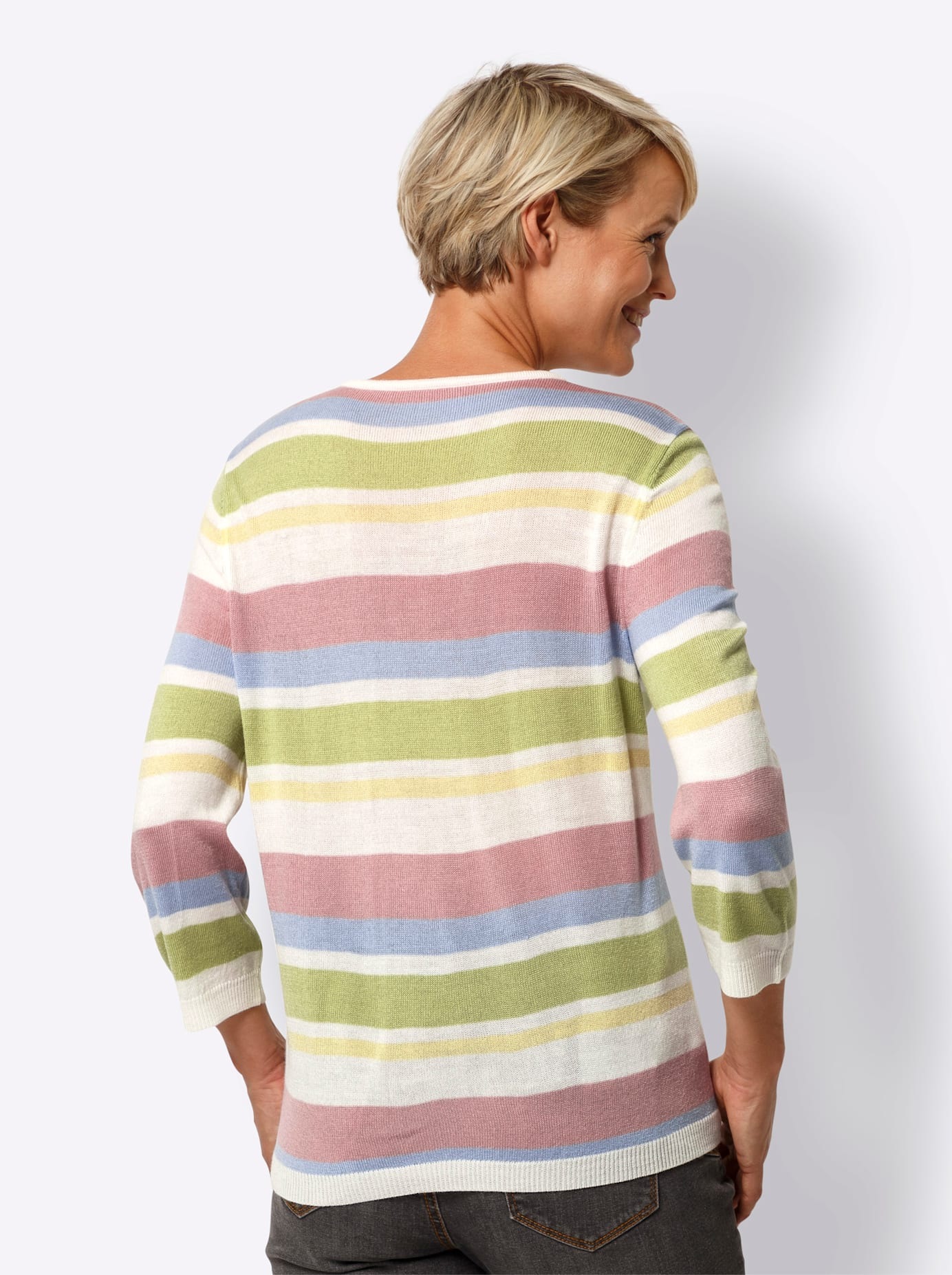 Classic Basics Rundhalspullover »3/4-Arm-Pullover«