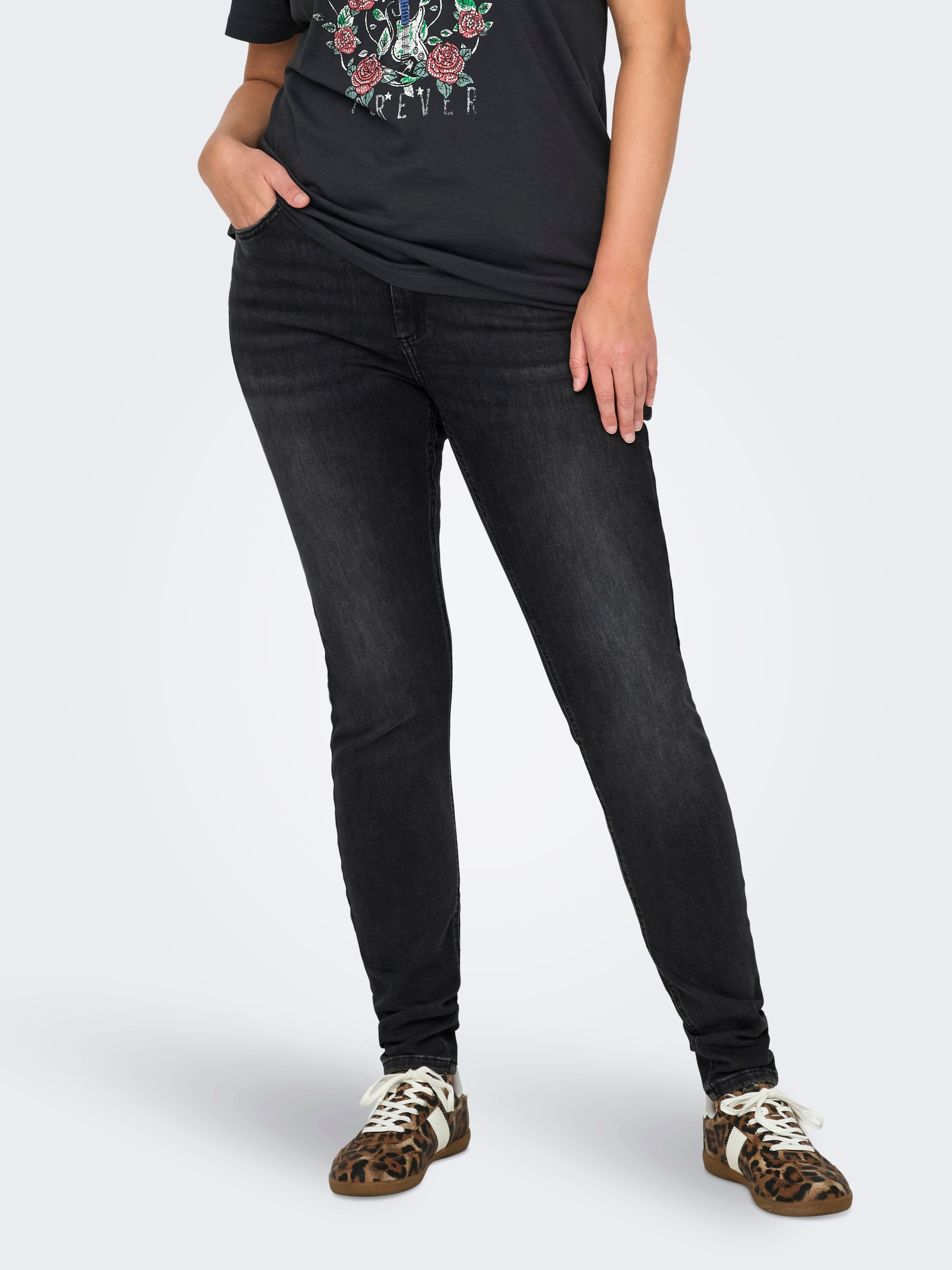 Skinny-fit-Jeans »CARWILLY REG SKINNY DNM CRO224 NOOS«