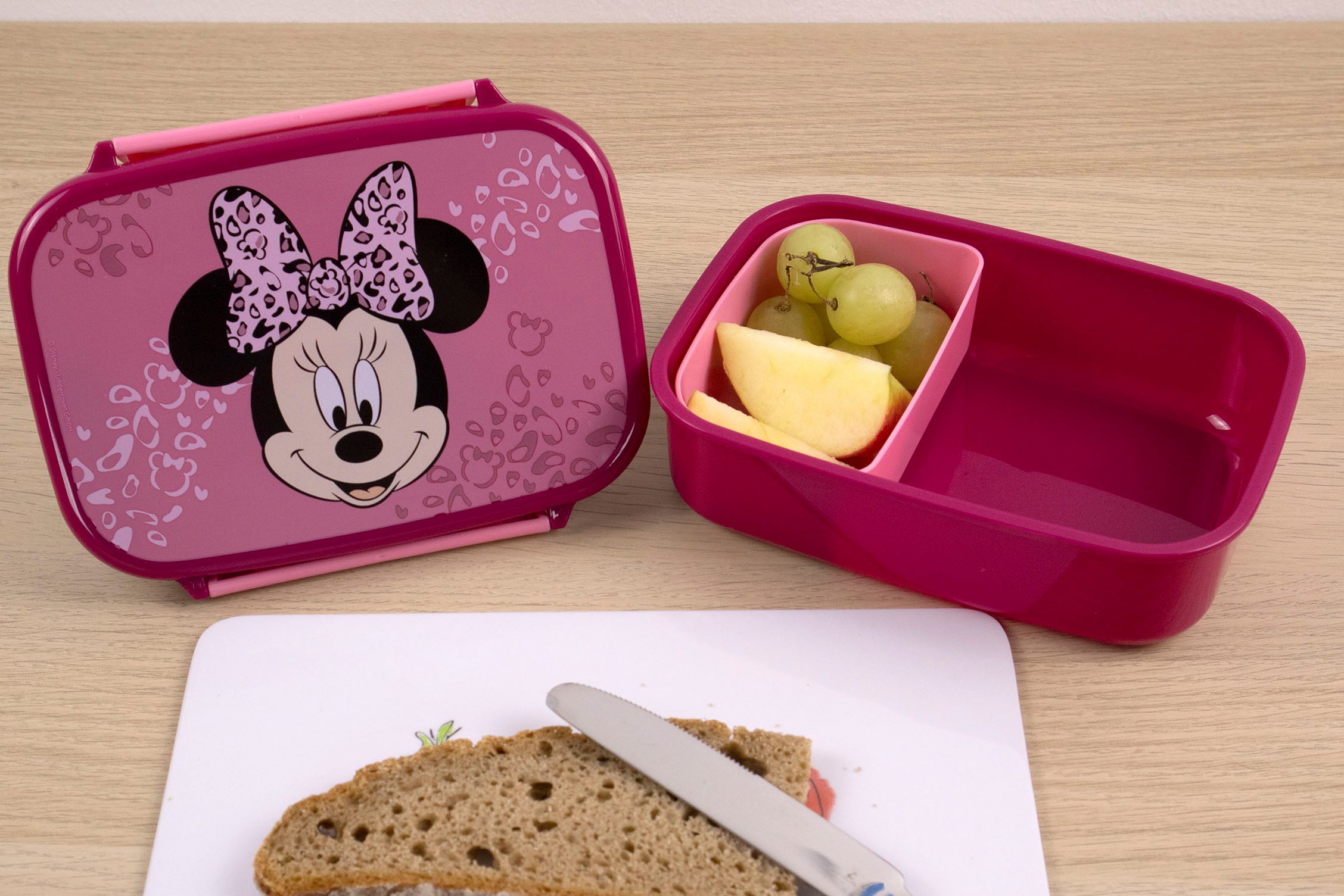 Scooli Lunchbox »Minnie Mouse«, (Set, 2 tlg.), Brotzeitdose & Trinkflasche