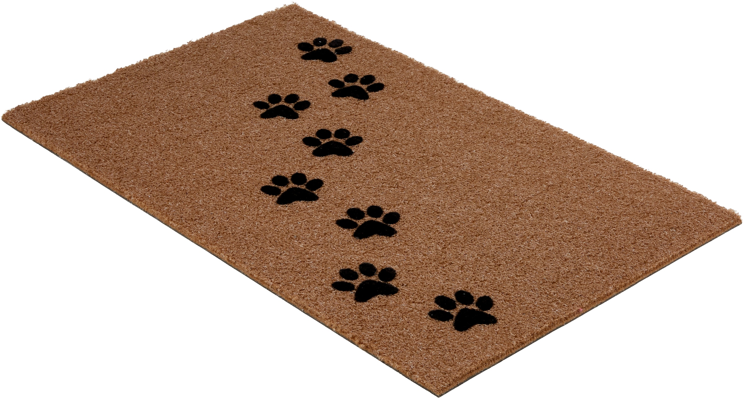 ASTRA Fußmatte »Power Flock 2« rechteckig 10 mm Höhe Flock Fussmatte, Türmatte mit Hundepfoten, wetterfest