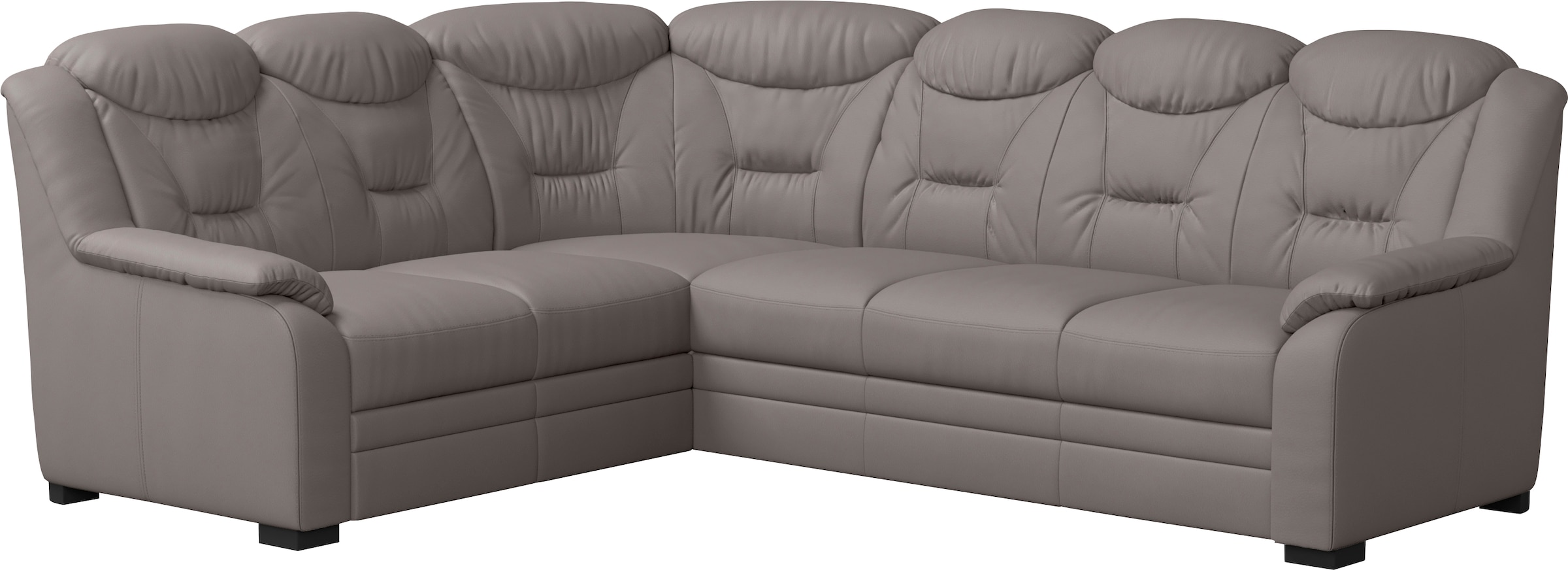 COTTA Ecksofa »Marcus L-Form«, Bequemes Ecksofa in klassischem Design mit hoher Rückenlehne