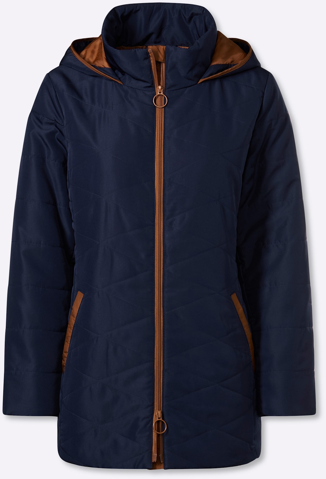 Classic Basics Steppjacke mit Kapuze