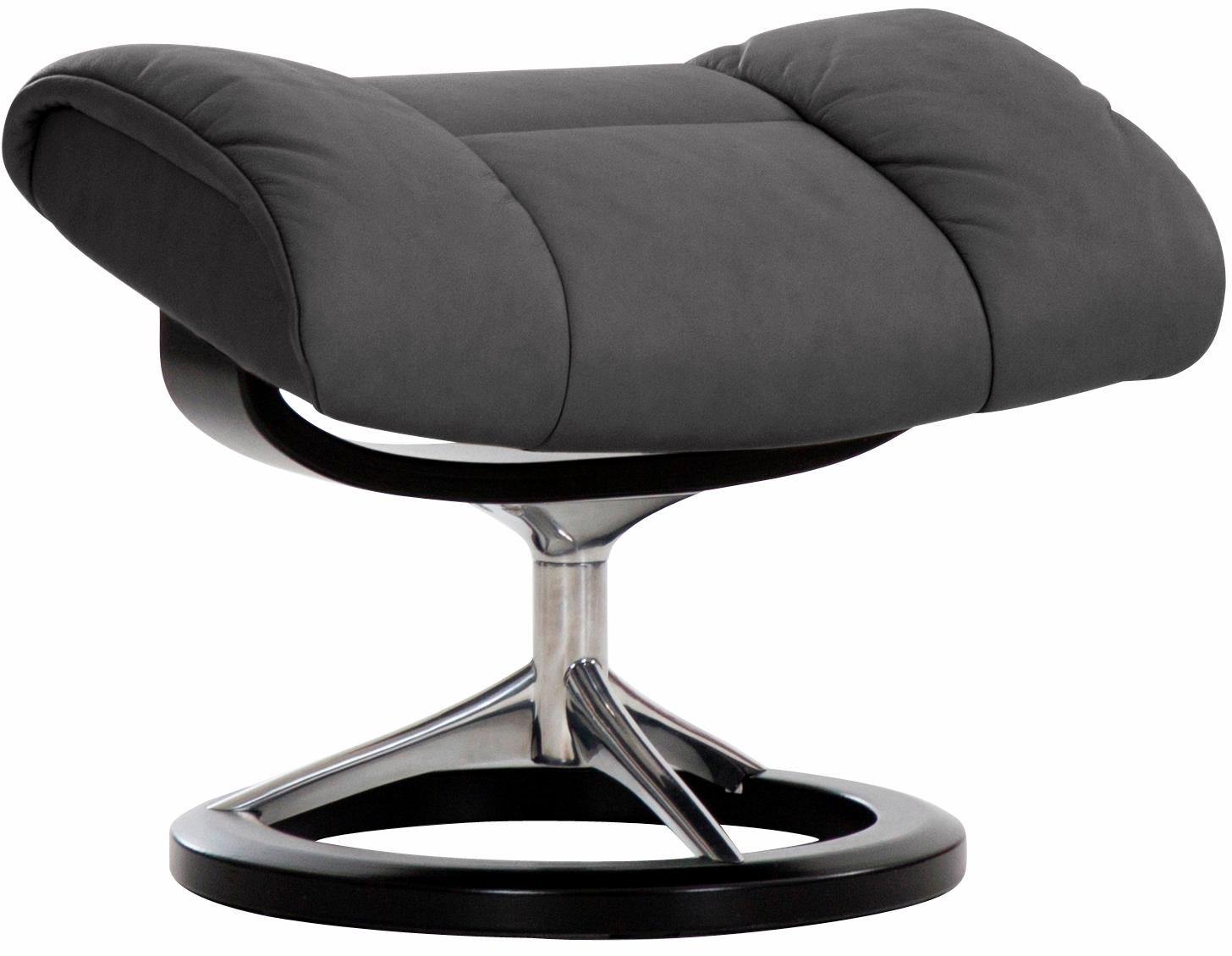 Stressless® Relaxsessel »Ruby«, (Set, Relaxsessel mit Hocker), mit Signature Base, Größe M, Gestell Eiche, Wenge, Braun & Schwarz
