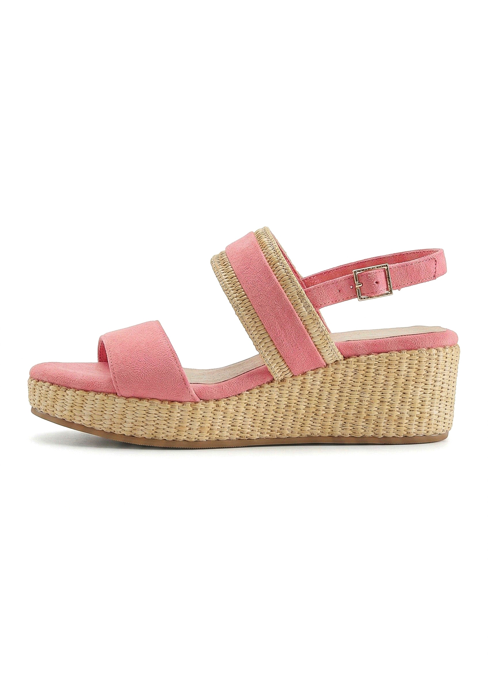 Beachtime Sandalette »Sommerschuh, Sandale, offener Schuh, Keilsandalette,«  mit Keilabsatz VEGAN