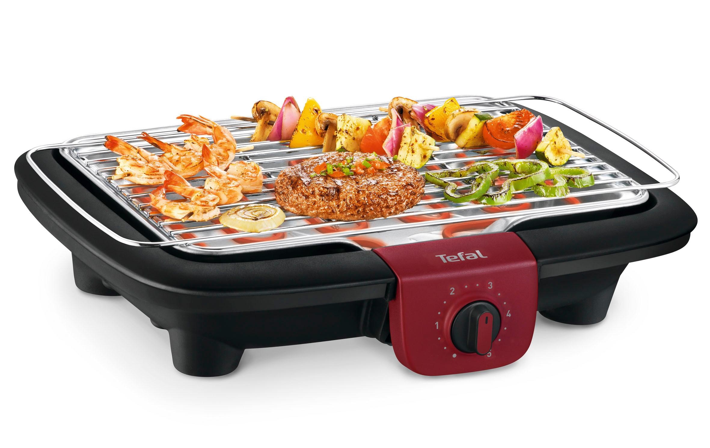 Tefal Tischgrill »BG90E5 Easygrill Adjust«, 2300 W, 870 cm² Grillfläche, Auffangschale, regelbares Thermostat