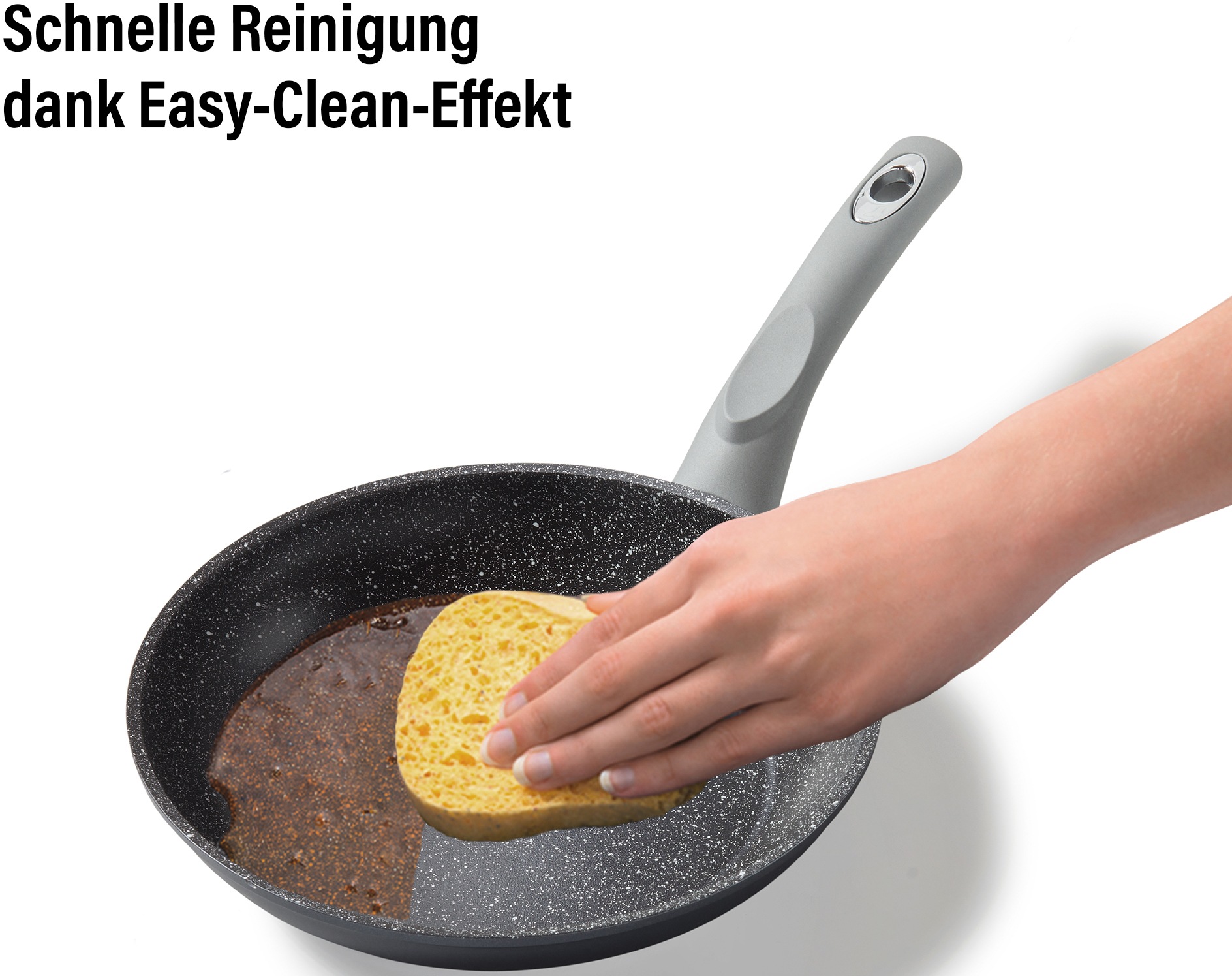 STONELINE Bratpfanne »Gourmundo«, Aluminium, (1 tlg.), Made in Germany, STONELINE®-Antihaftbeschichtung, Indukton, Induktion