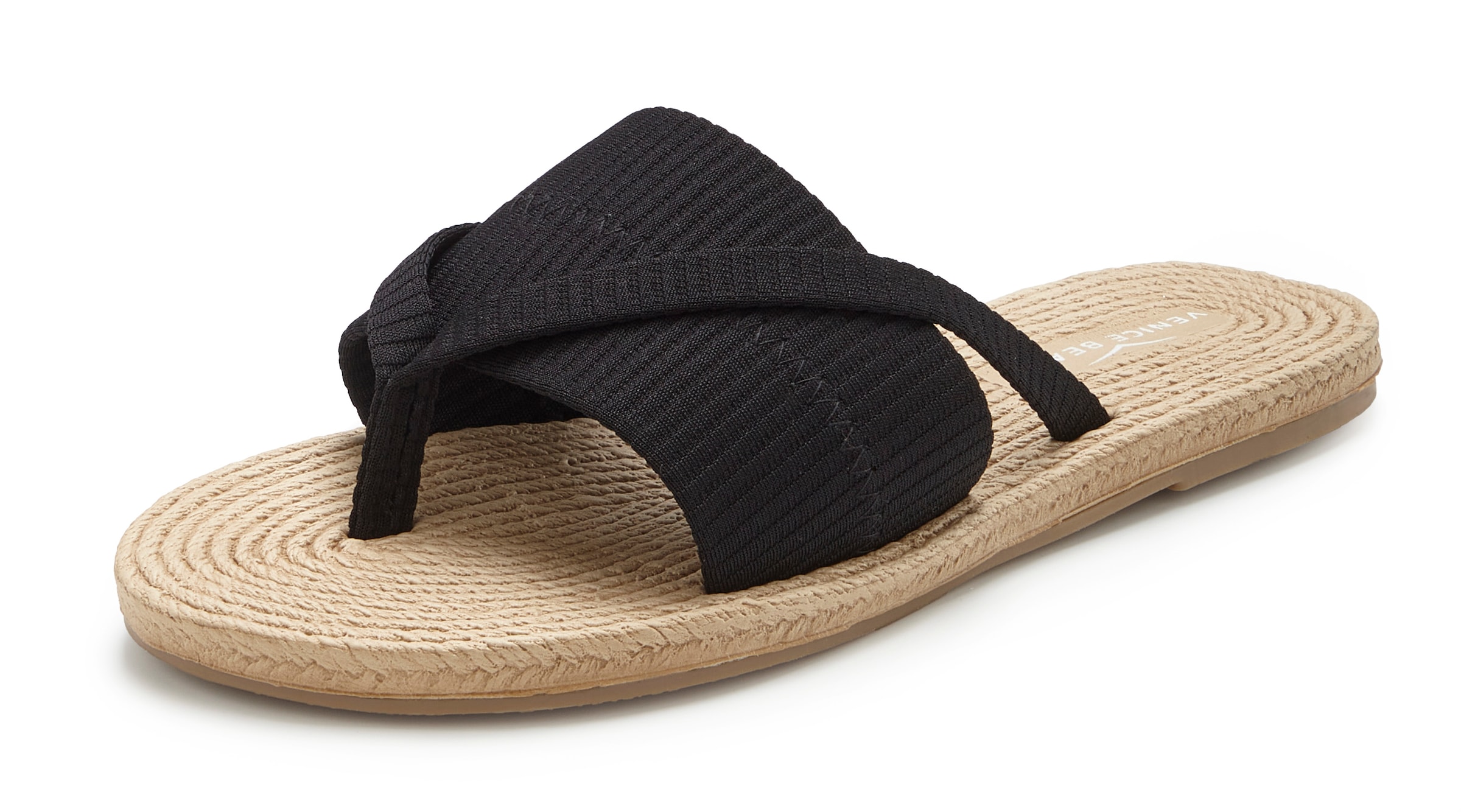 Venice Beach Badeschuh »Badepantolette, Badelatsche, Badezehentrenner, Sandale, Mule«  NEU Pantolette, Zehentrenner mit wasserabweisender und leichter Sohle