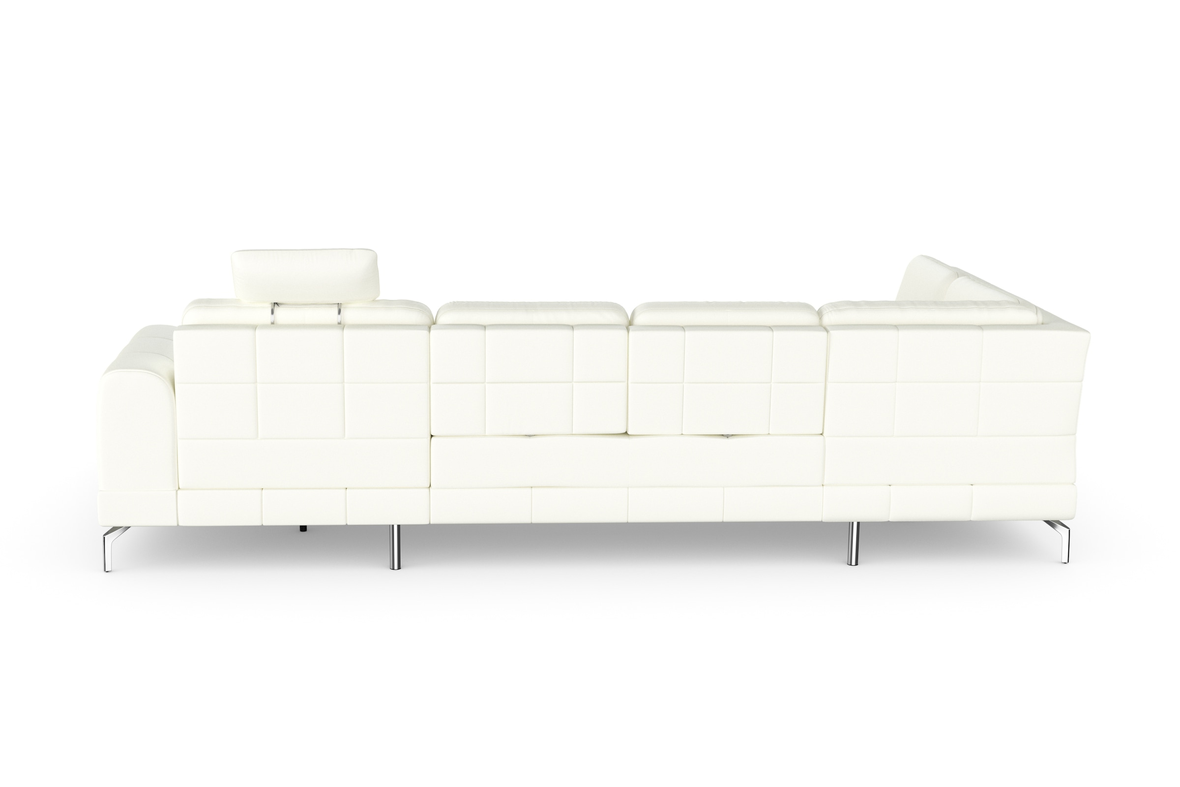 sit&more Wohnlandschaft »Bendigo U-Form«, inklusive Sitztiefenverstellung, Bodenfreiheit 15 cm, in 2 Fußfarben