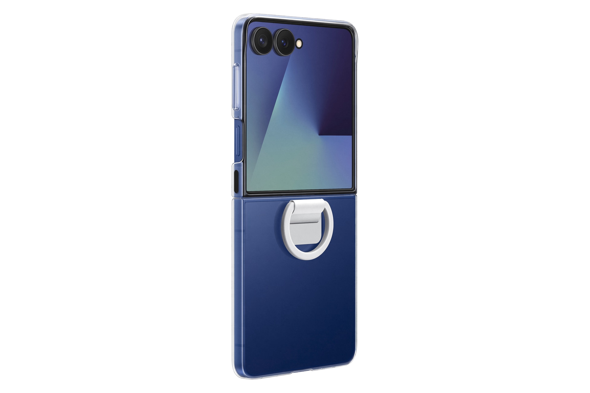 Samsung Handyhülle »Ring Case (Clear) für Samsung Galaxy Z Flip7«, Samsung Galaxy Z Flip7, Backcover, Schutzhülle, Handyschutzhülle, Case, Schutzcase, stoßfest