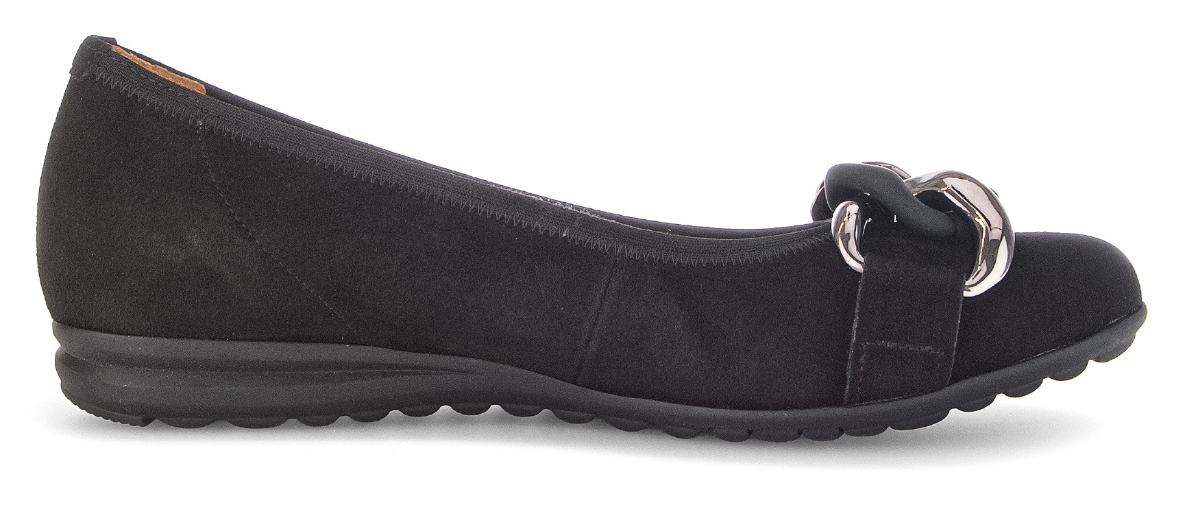Gabor Ballerina »FLORENZ«, Keilabsatz, Bequemschuh, Slipper, Businessschuh in Weite G (=weit)