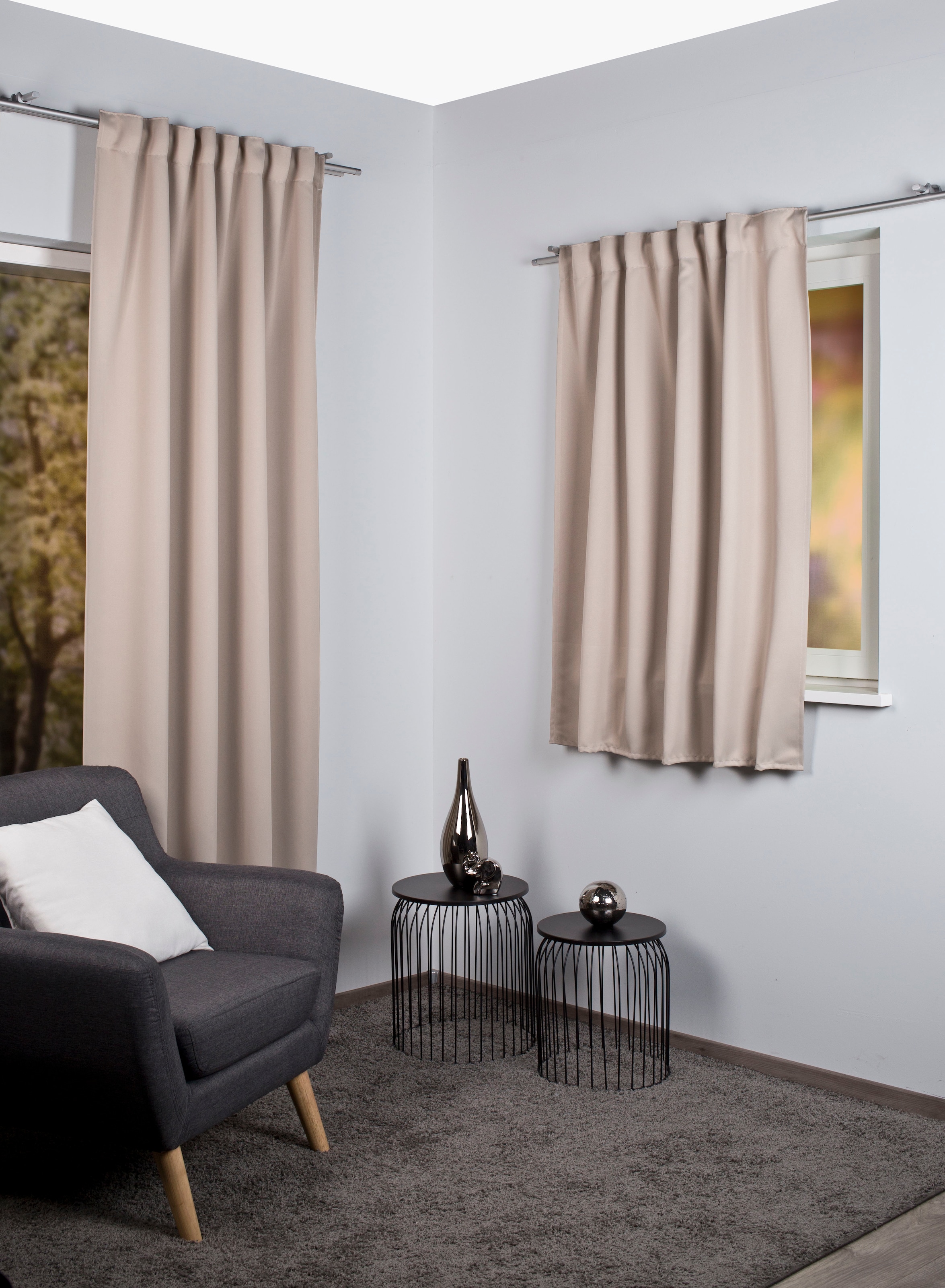 Home Basics Vorhang »BLACKY« Multifunktionsband 1 Stk. tlg. Kombibandschal BLACKY Uni