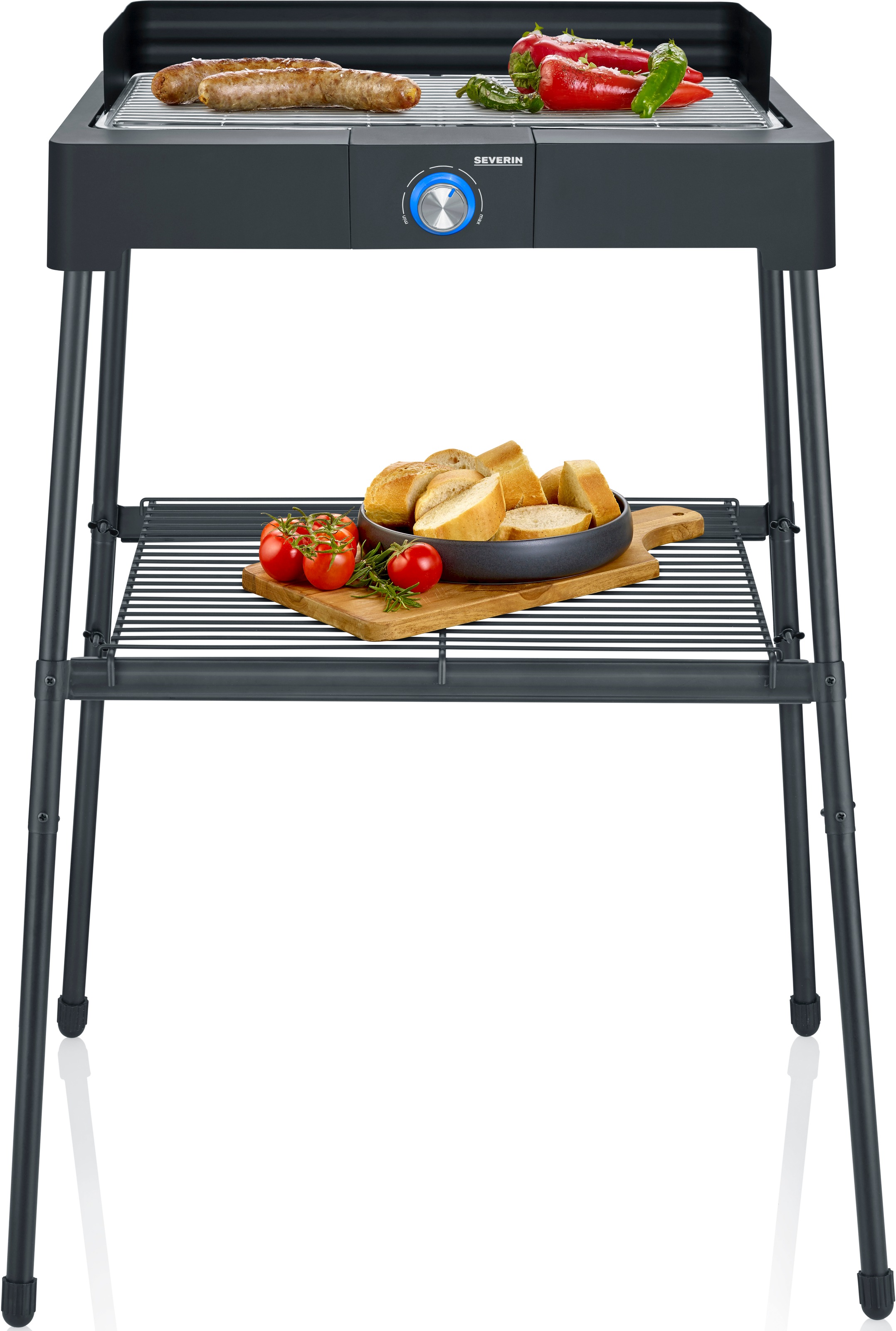 Severin Standgrill »PG 8566«, 2200 W, Elektrogrill mit Grillrost, als Stand- oder Tischgrill nutzbar