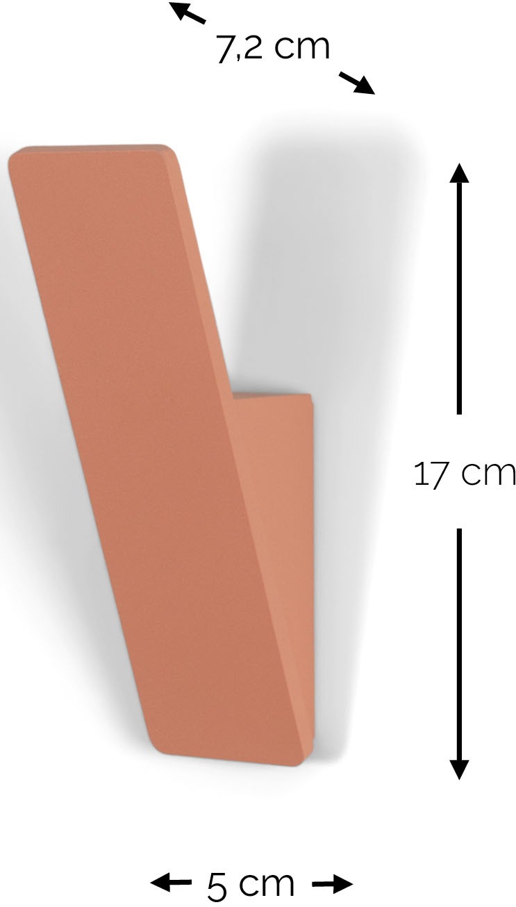 Spinder Design Garderobenhaken Metall, Minimalistischer Haken, für Flur, Küche oder Bad/Schlafzimmer