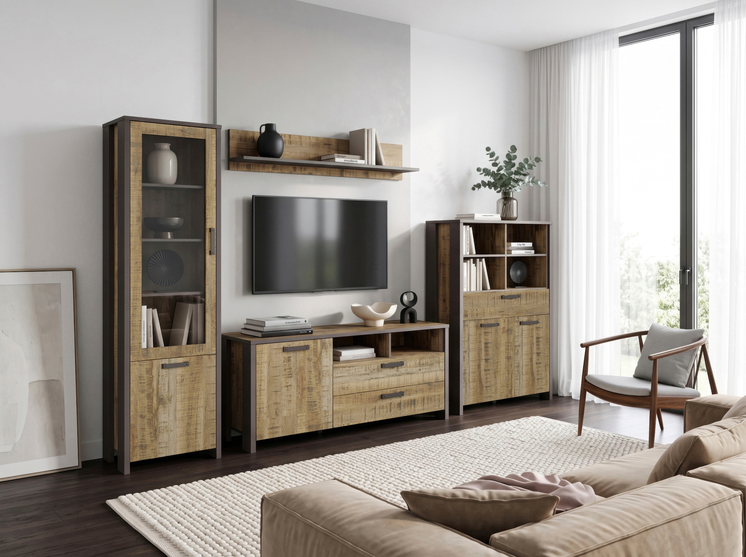 FORTE Wandregal »Clif« Breite 160 cm
