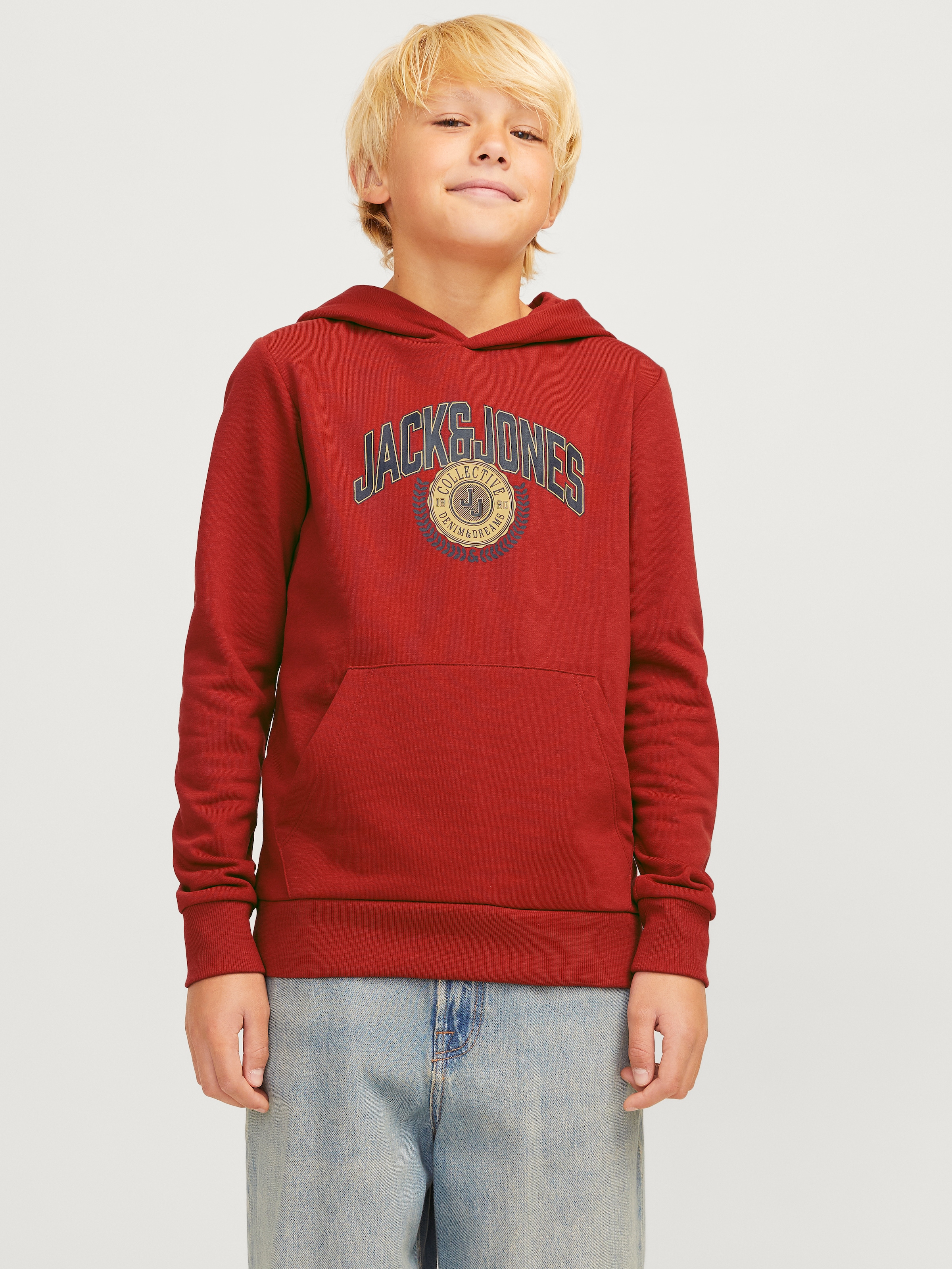 Kapuzensweatshirt »JJKAM VARSITY BRANDING SWEAT HOOD JNR«