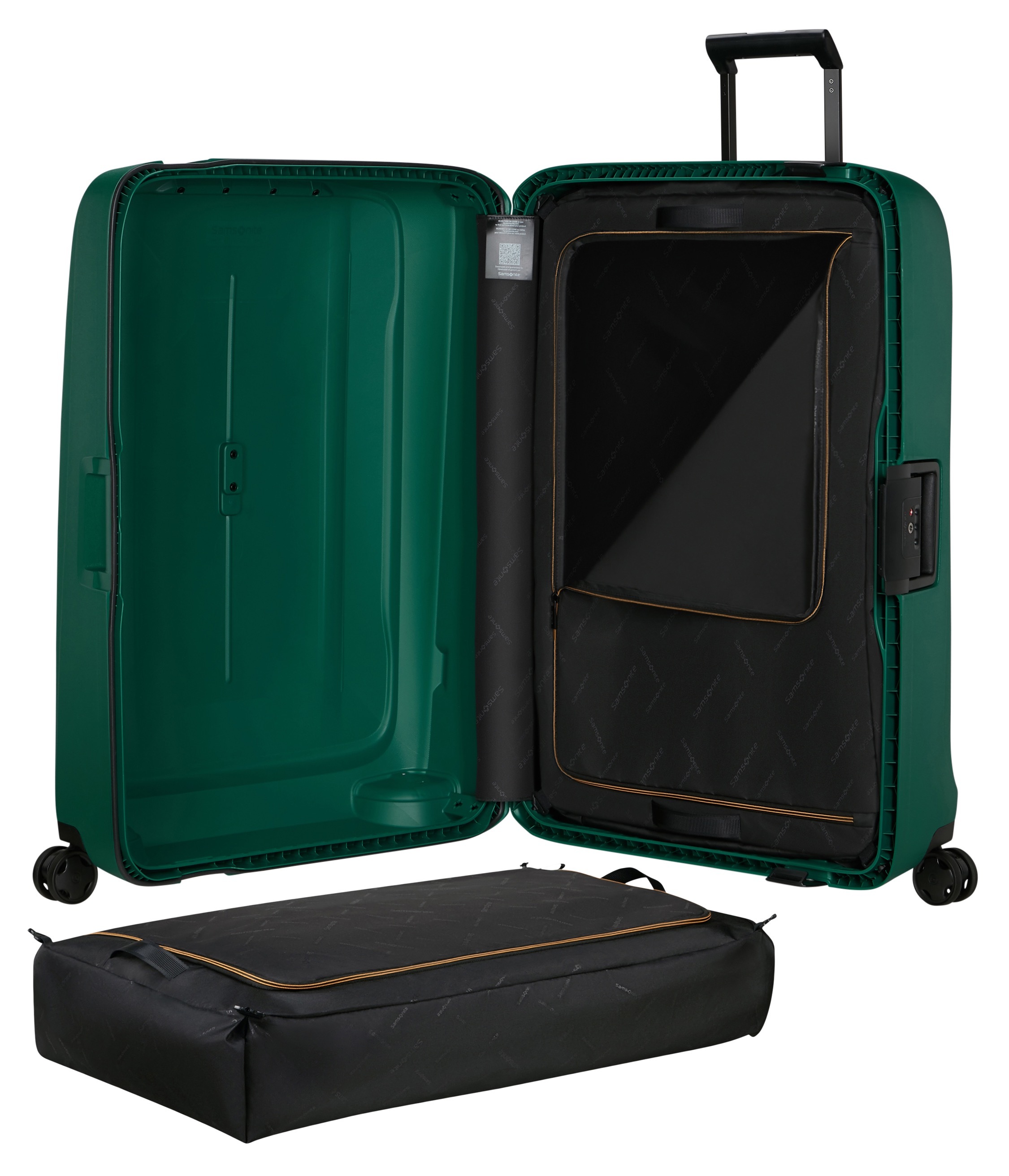 Samsonite Hartschalen-Trolley »ESSENS, verschiedene Größen und Farben« 140 l 4 Rollen mit robustem Polypropylen-Gehäuse, mit mehreren Fächern